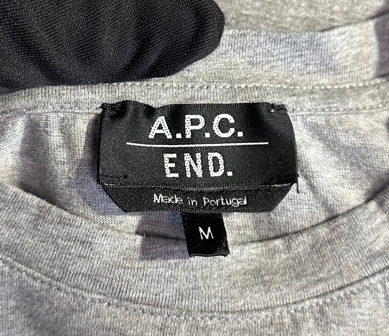 A.P.C. × END. A.P.C. 1987 - 2005 - 2020 END Logo Tee Grey t Shirt Size US M / EU 48-50 / 2 - 5 Thumbnail