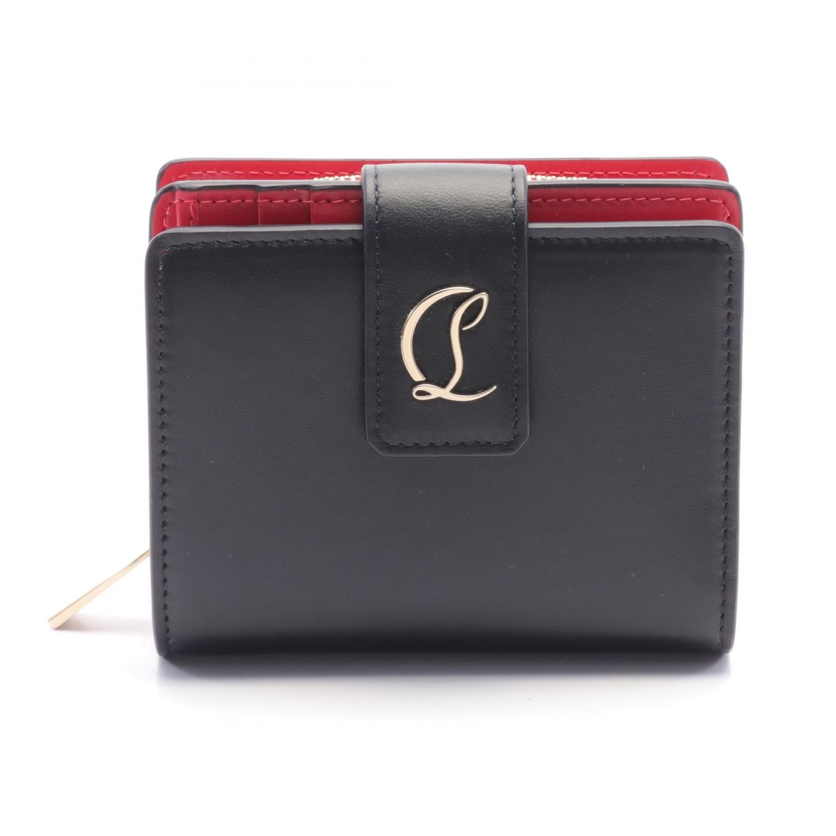 Christian Louboutin Christian Louboutin Loubi54 Ruby Bi-Fold Wallet Leather Black Size ONE SIZE - 1 Thumbnail