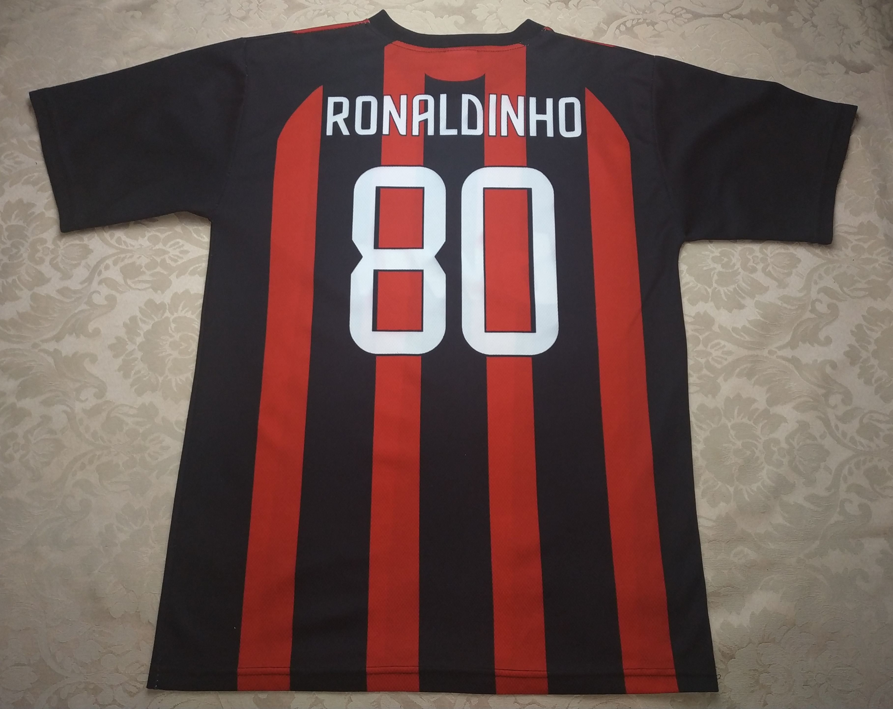 Vintage RONALDINHO VERY RARE AC MILAN 80 JERSEY | Grailed