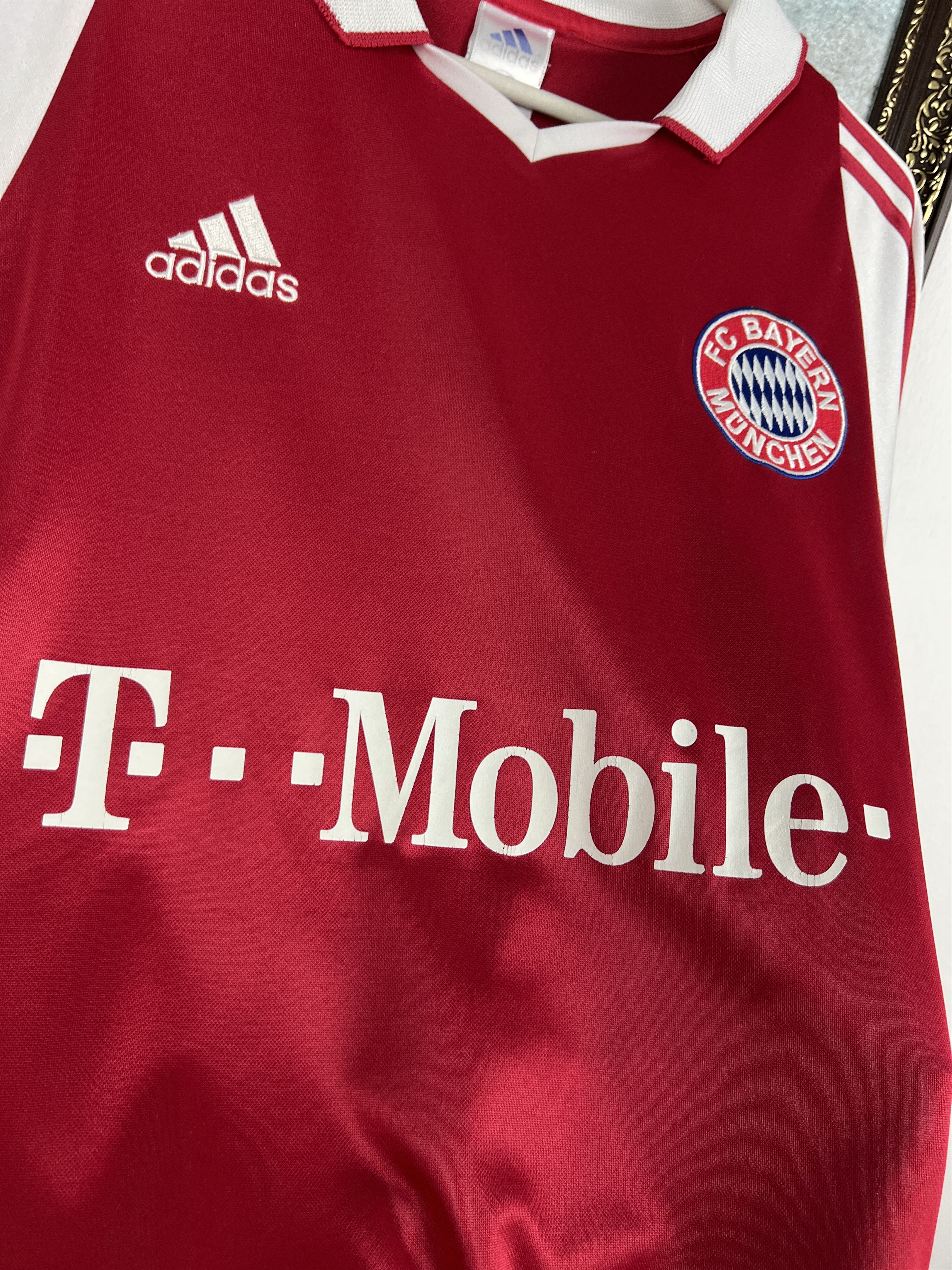 Adidas Bayern Munich Home football shirt 2003 Soccer Jersey Trikot Size US M / EU 48-50 / 2 - 6 Thumbnail