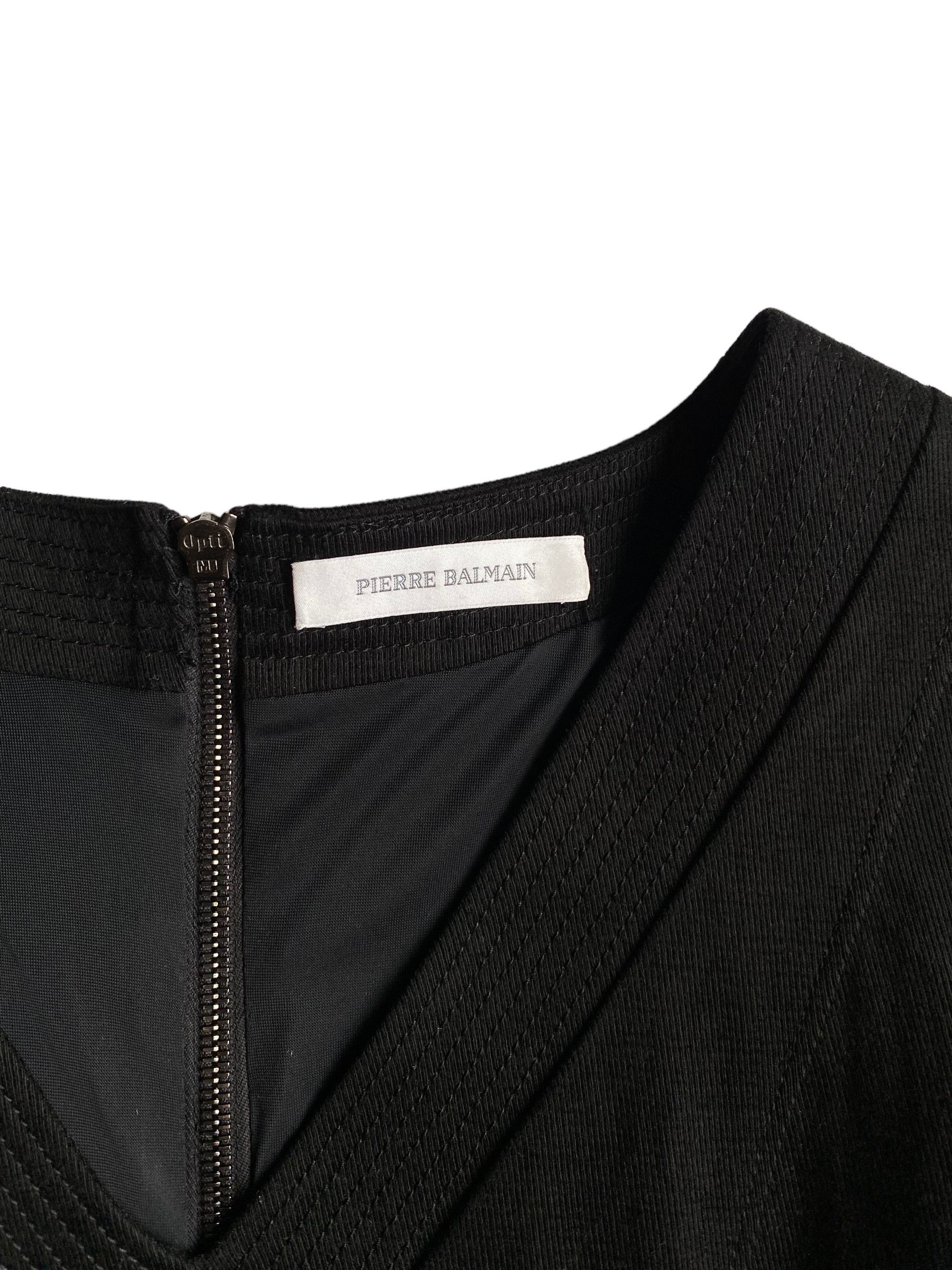 Pierre Balmain Pierre Balmain Short Black Stretch Evening Dress Fr40 Size M / US 6-8 / IT 42-44 - 4 Thumbnail