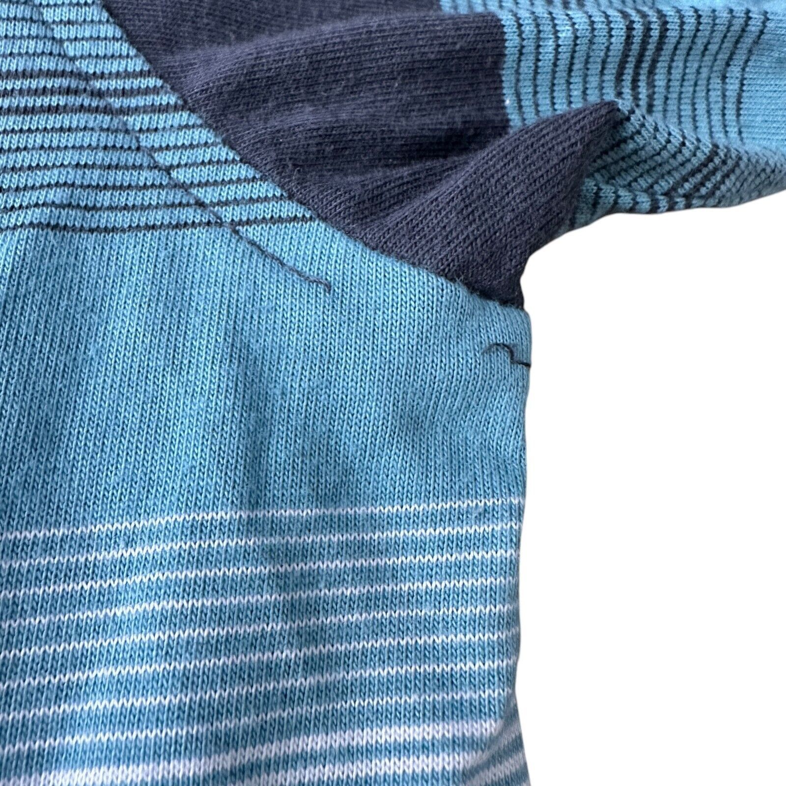 The Unbranded Brand Linksoul Polo Shirt Mens 2XL XXL Blue Striped Golf Cotton Size US XXL / EU 58 / 5 - 10 Thumbnail