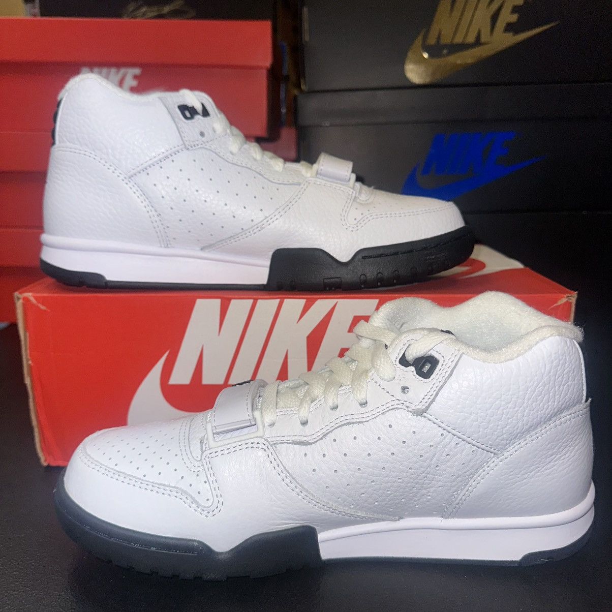 Nike Size 7.5 - Men Nike Air Trainer 1 White Black FB8066-100 Size US 7.5 / EU 40-41 - 2 Thumbnail