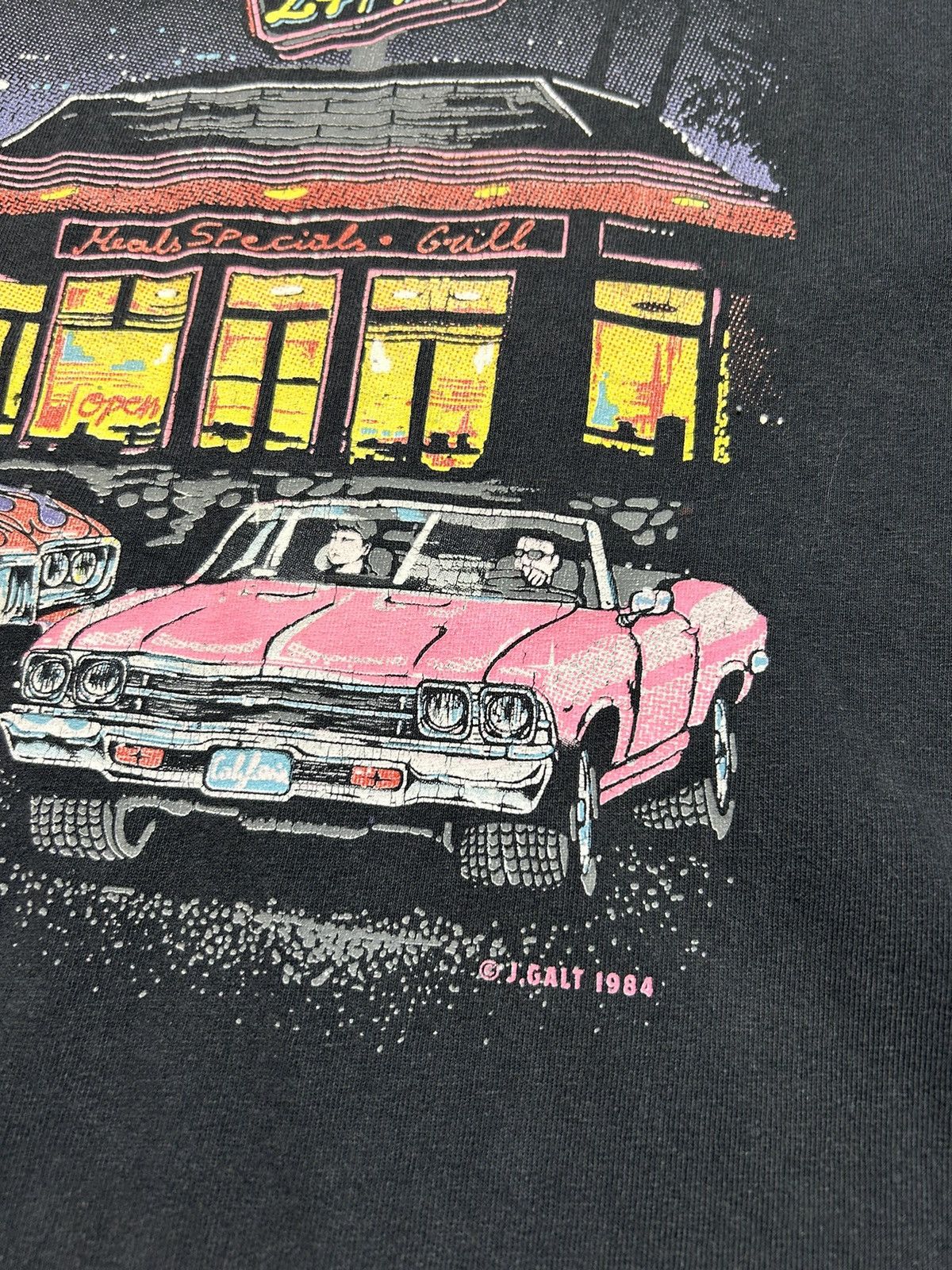 Vintage Vintage 80’s J.Galt 1984 Cars T-Shirt Tee Size US XL / EU 56 / 4 - 5 Thumbnail