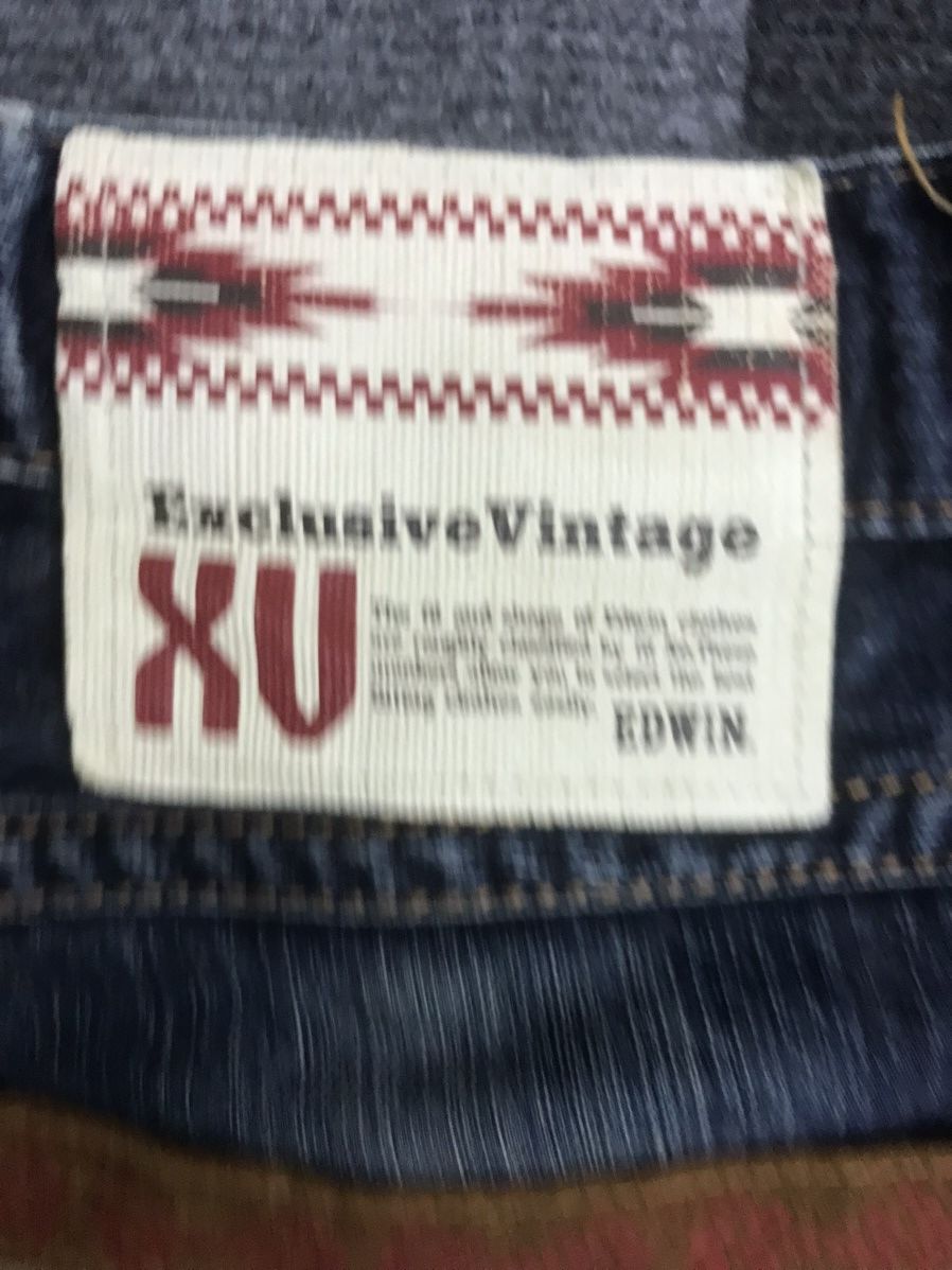 Edwin 💥THRASHED💥Edwin XV Stone Wash Distressed Denim Size US 34 / EU 50 - 22 Thumbnail