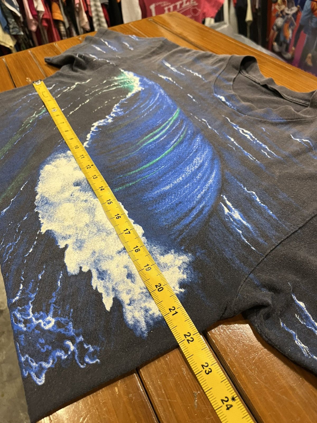Other Vintage 90s Wild Oats Wave AOP T-Shirt Size US L / EU 52-54 / 3 - 10 Thumbnail
