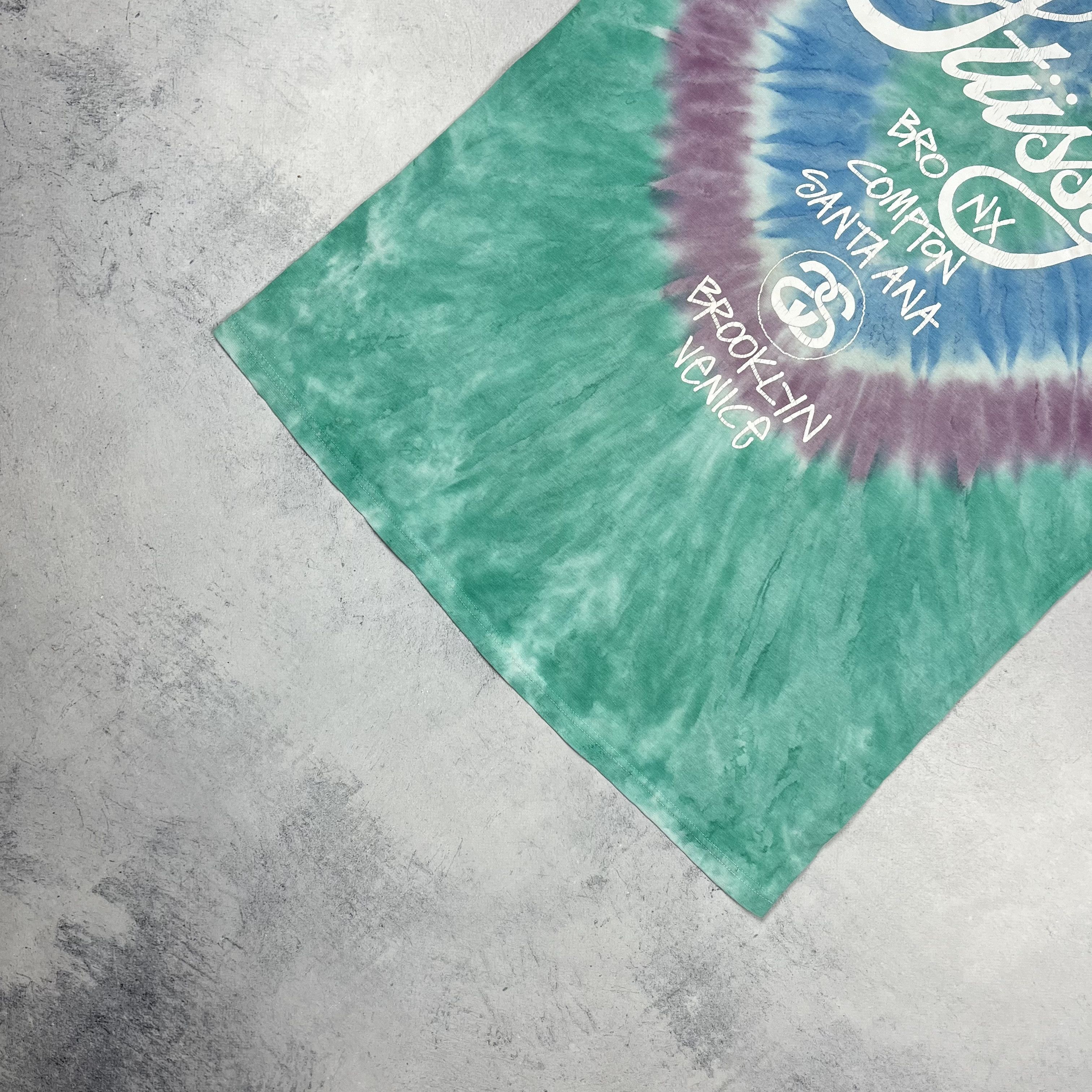 Stussy Vintage Stussy World Tour Big Logo Tie-Dye T Shirt 00’s Size US M / EU 48-50 / 2 - 17 Thumbnail