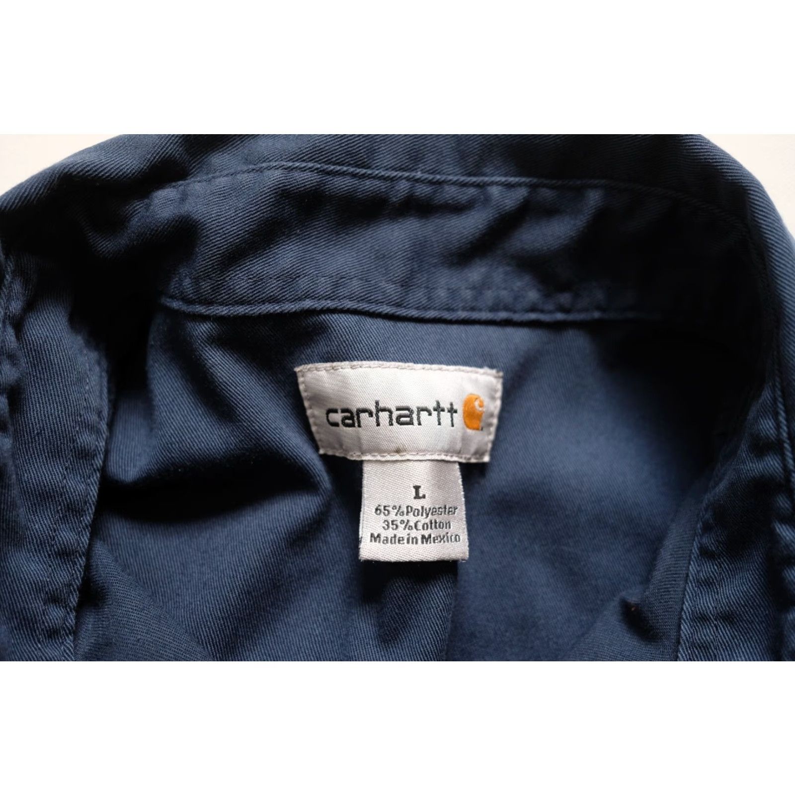 Carhartt VINTAGE Carhartt WORK SHIRT BLUE 90s DOUBLE POCKET LONG SLEEVE SZ L Men Size US L / EU 52-54 / 3 - 6 Thumbnail