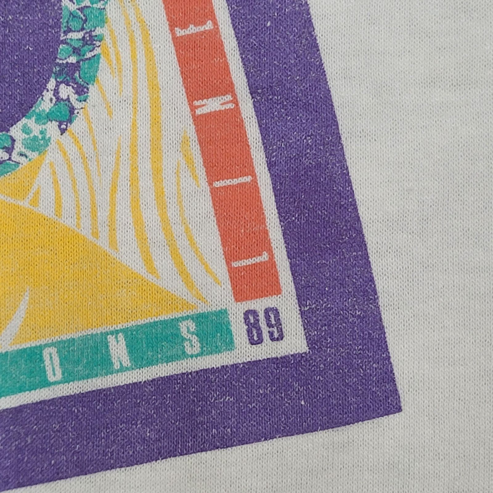 Vintage VTG 1989 Summer Reflections Pop Art T-Shirt Womens XL USA Size XL / US 12-14 / IT 48-50 - 4 Thumbnail