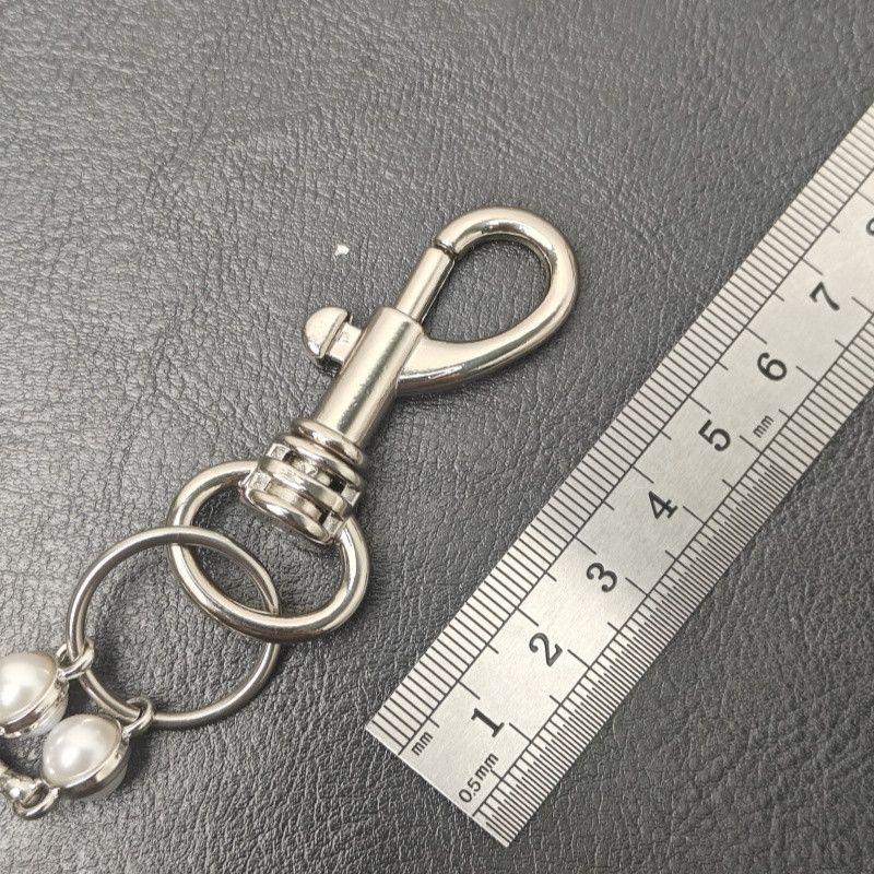 Japanese Brand × Jewelry Pearl Pants Chain Heart Shape Photo Cover Key Buckle Size ONE SIZE - 8 Thumbnail
