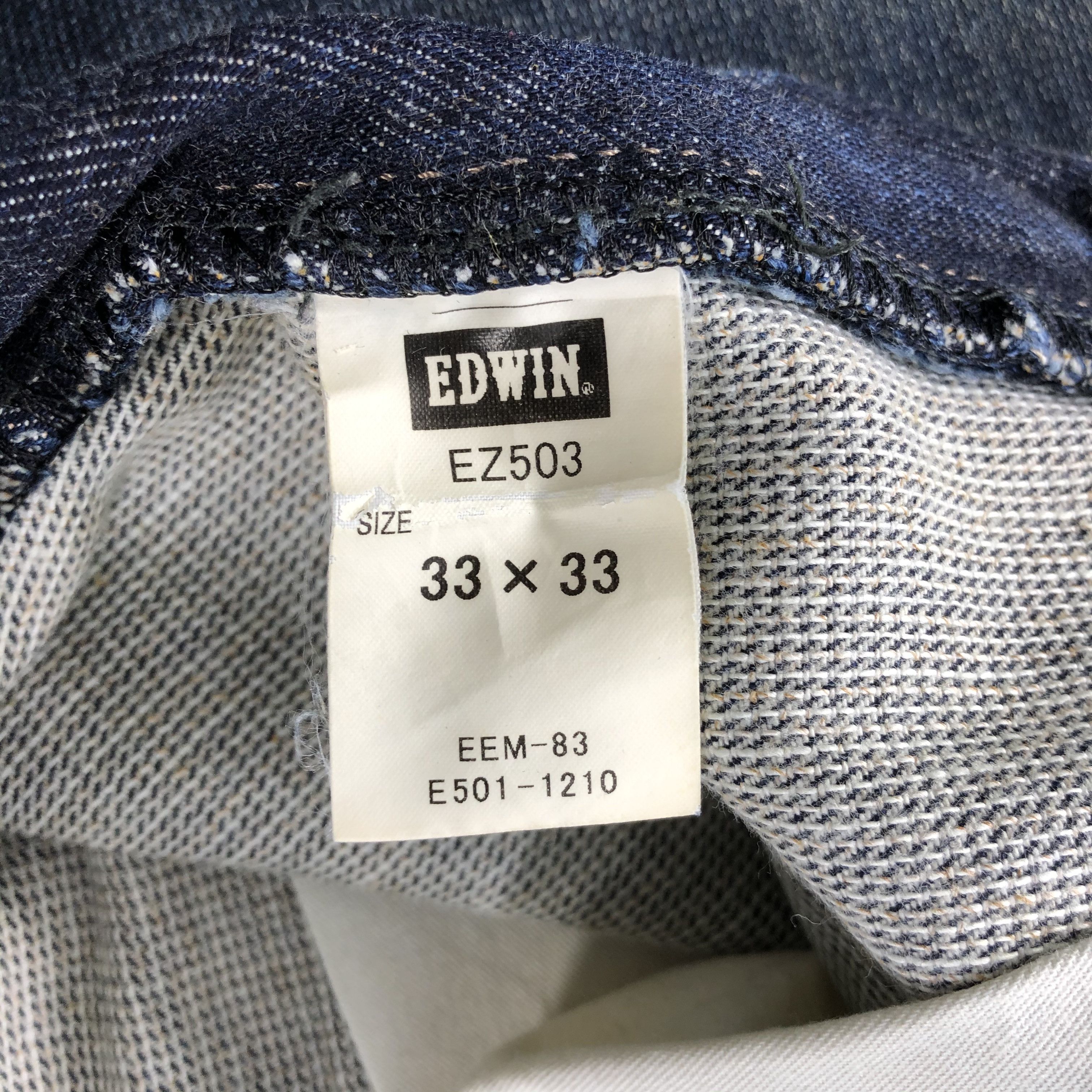Edwin Vintage Edwin E Fucnction Jeans-J1858 Size US 33 - 10 Thumbnail