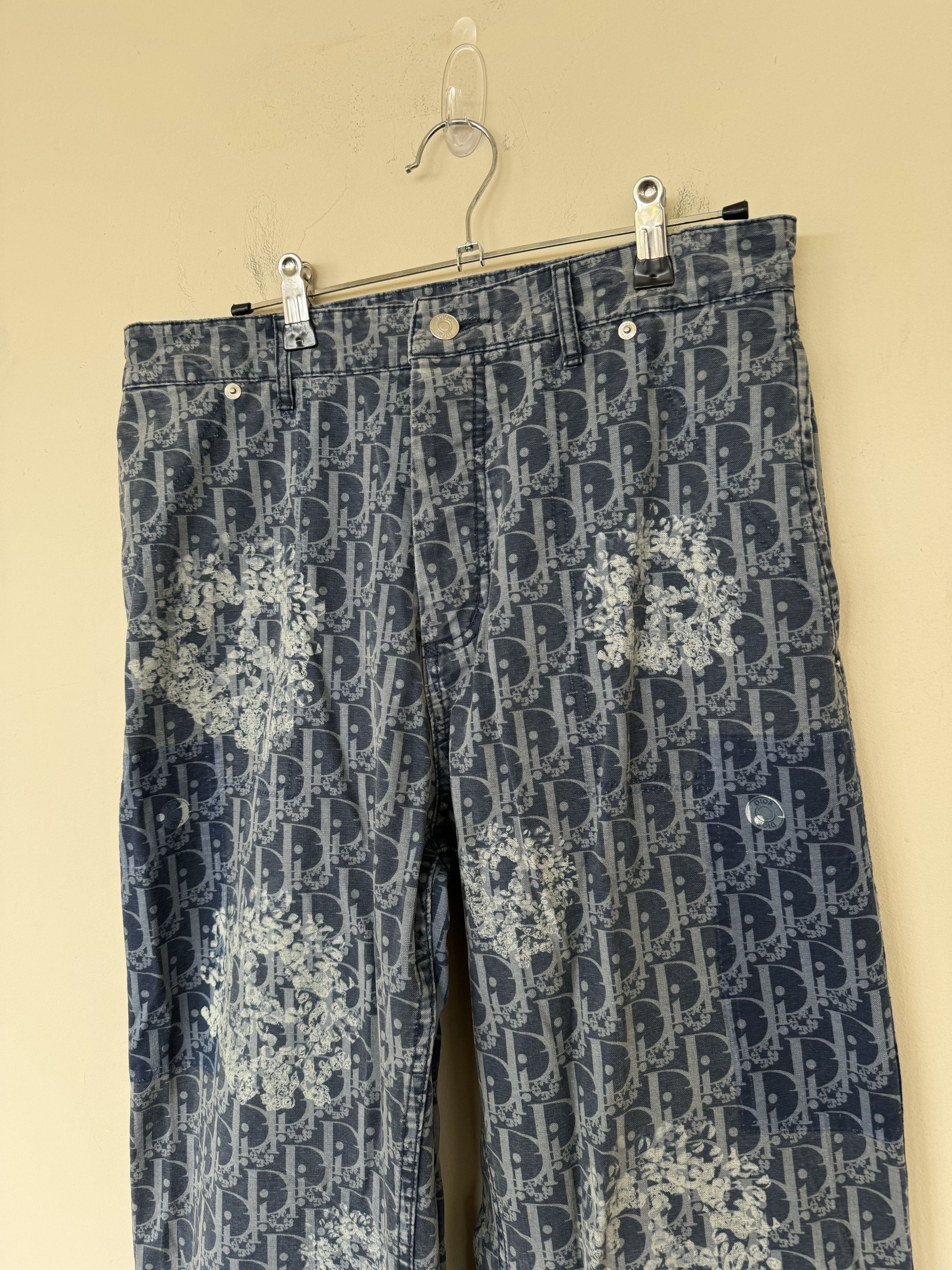 DENIM TEARS × Dior Dior Denim Tears Jeans Size 34" / US 12 / IT 48 - 4 Thumbnail