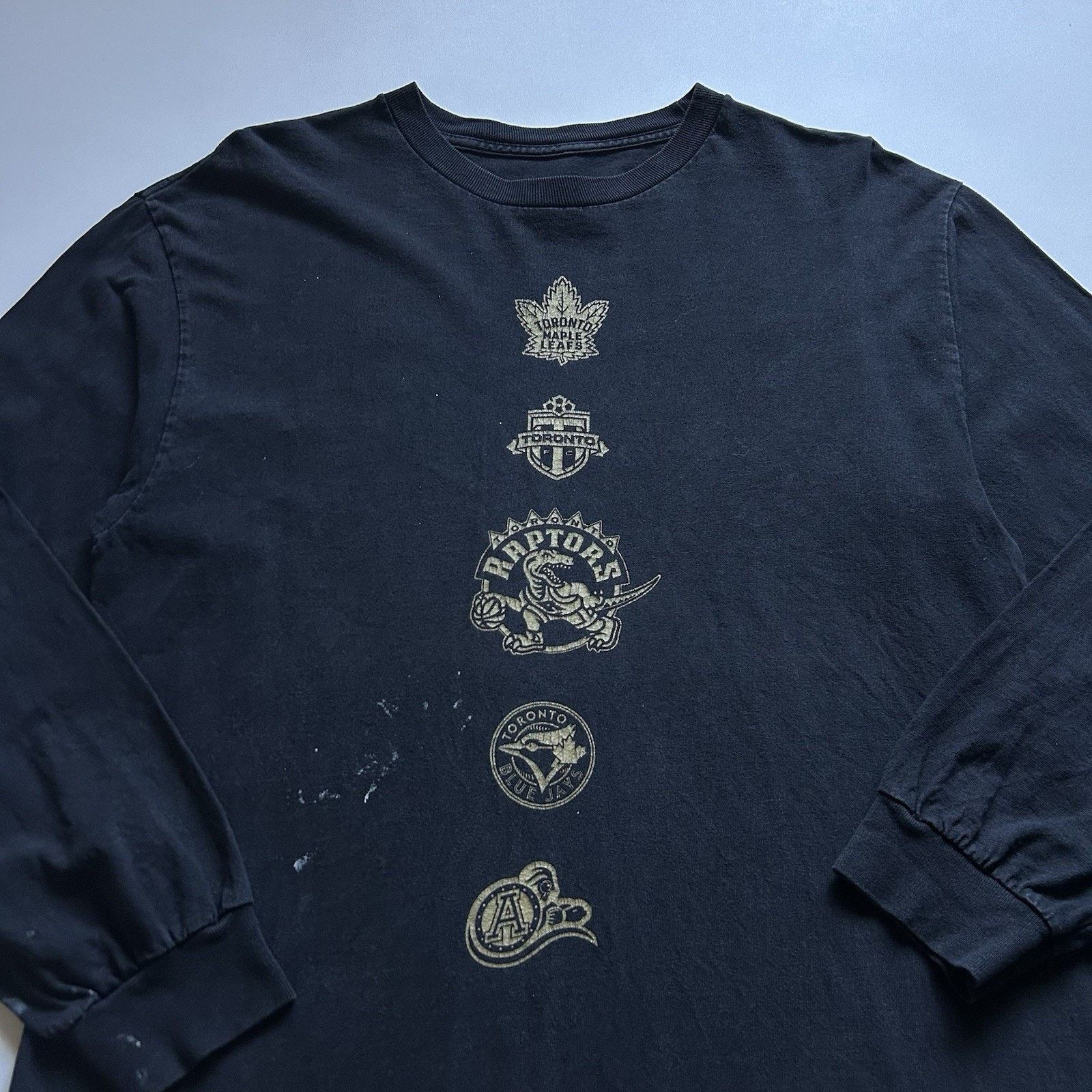 NBA × October's Very Own Toronto Raptors NBA OVO Drake Night Shirt Long Sleeve Large Size US L / EU 52-54 / 3 - 2 Thumbnail