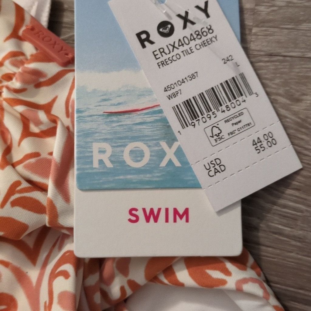 Other Roxy Fresco Tile Cheeky Swim Bottoms Size Large Size ONE SIZE - 7 Thumbnail