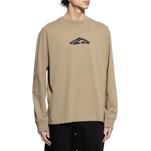 Dsquared2 o1mle0126 Icon-Print T-Shirt in Khaki Size US S / EU 44-46 / 1 - 2 Thumbnail