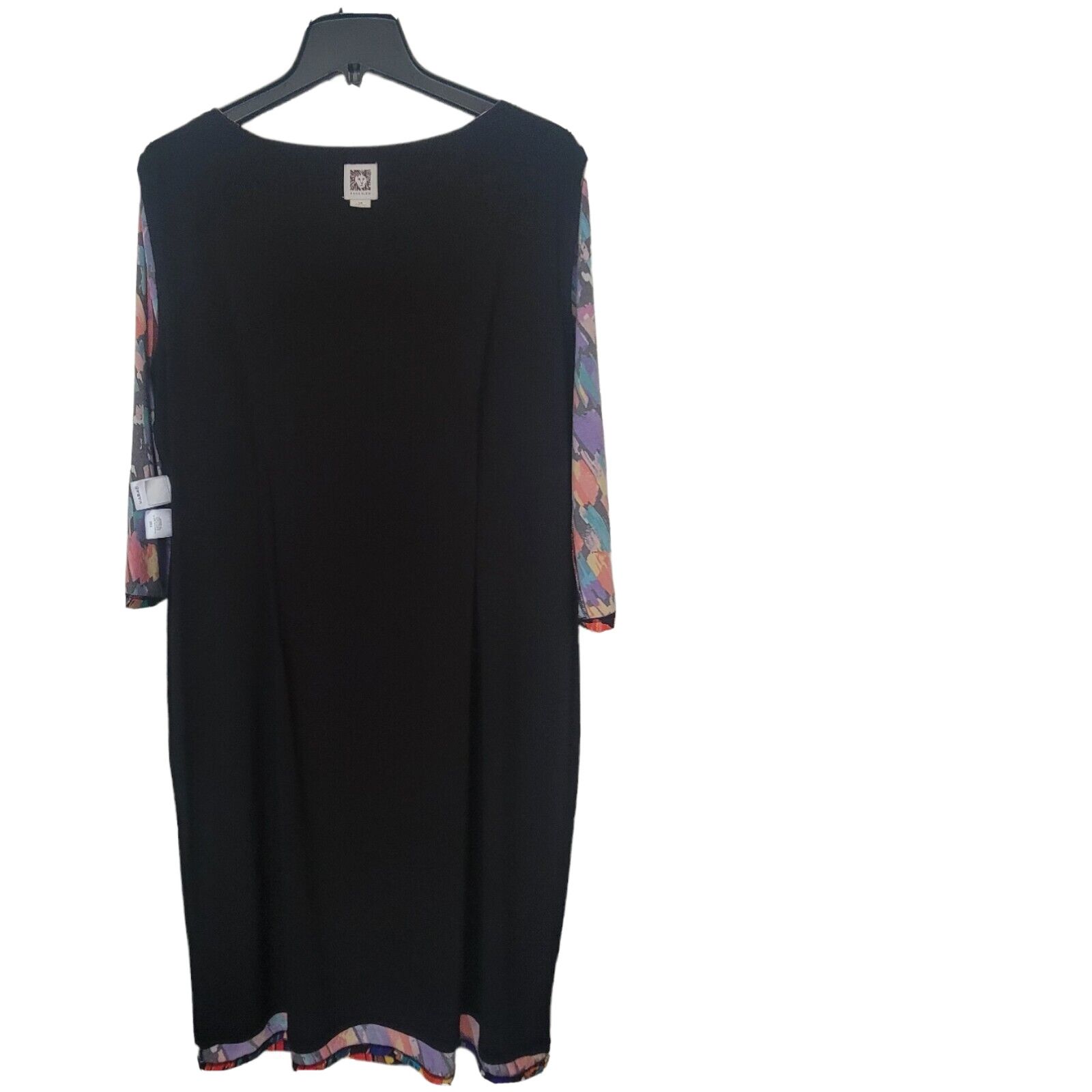 Anne Klein Anne Klein Color Abstract Graphic Dress Drape Neck Size 14 Size XL / US 12-14 / IT 48-50 - 4 Thumbnail