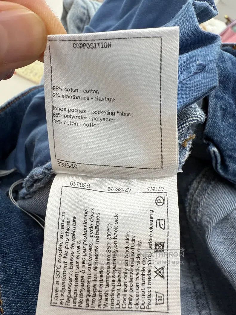 Chanel Chanel Diamond-slim jeans Size 26" / US 2 / IT 38 - 5 Thumbnail