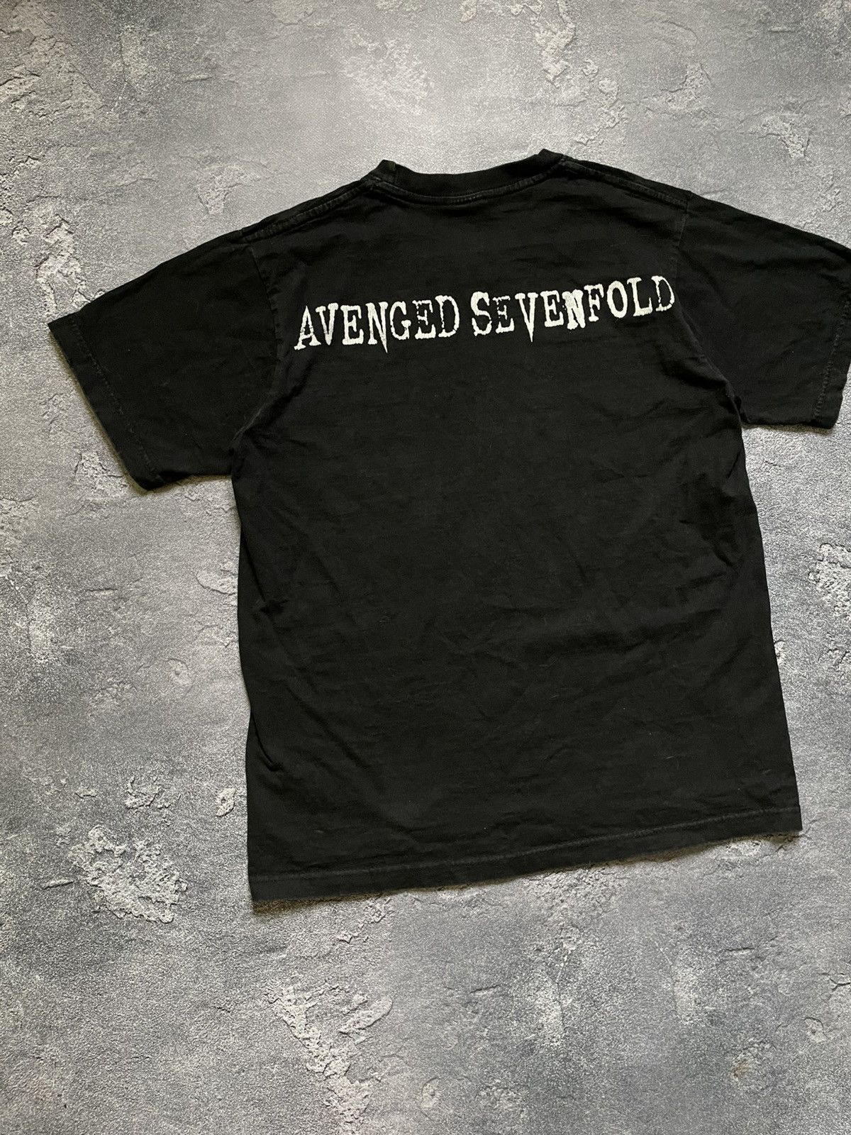 Band Tees Vintage 90s Avenged Sevenfold Skull Y2K Rock Band Tee Size US M / EU 48-50 / 2 - 7 Thumbnail