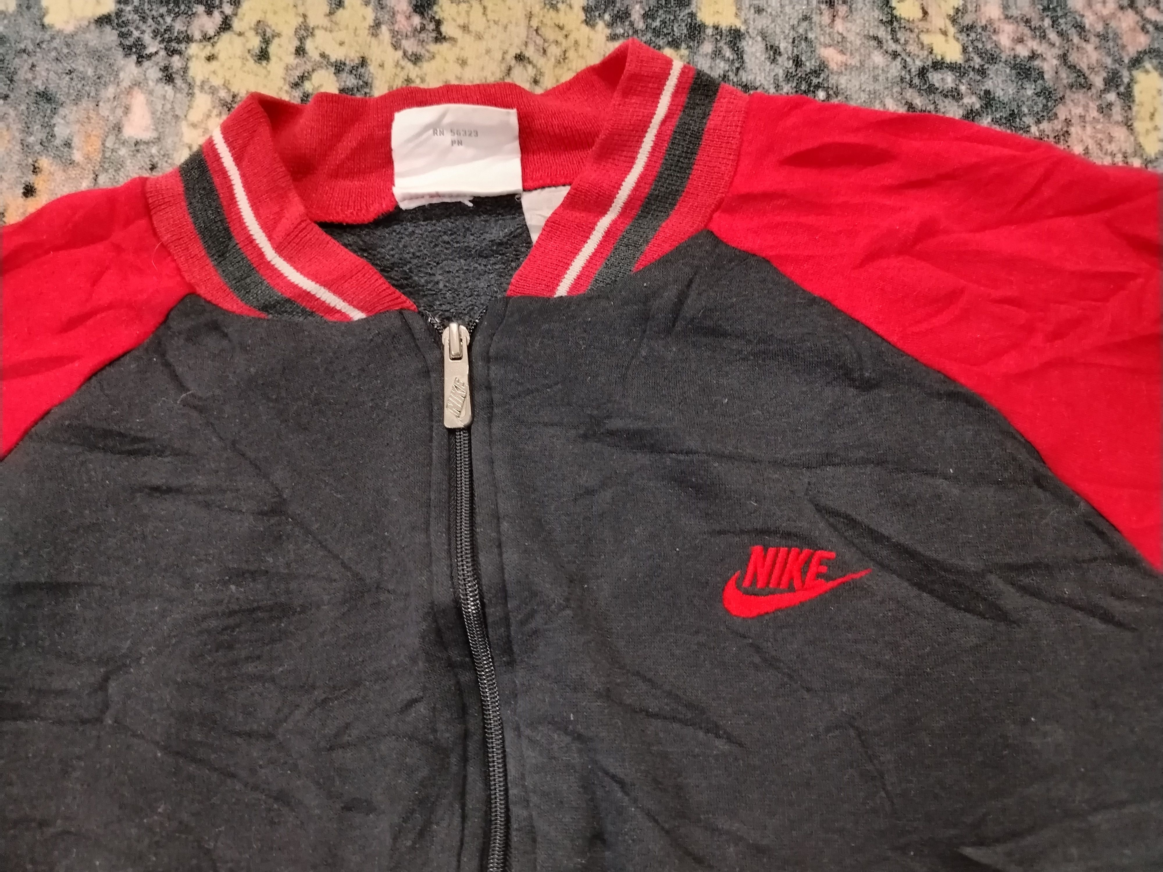 Nike × Vintage Vintage 90s Nike Varsity Jacket Size US L / EU 52-54 / 3 - 4 Thumbnail