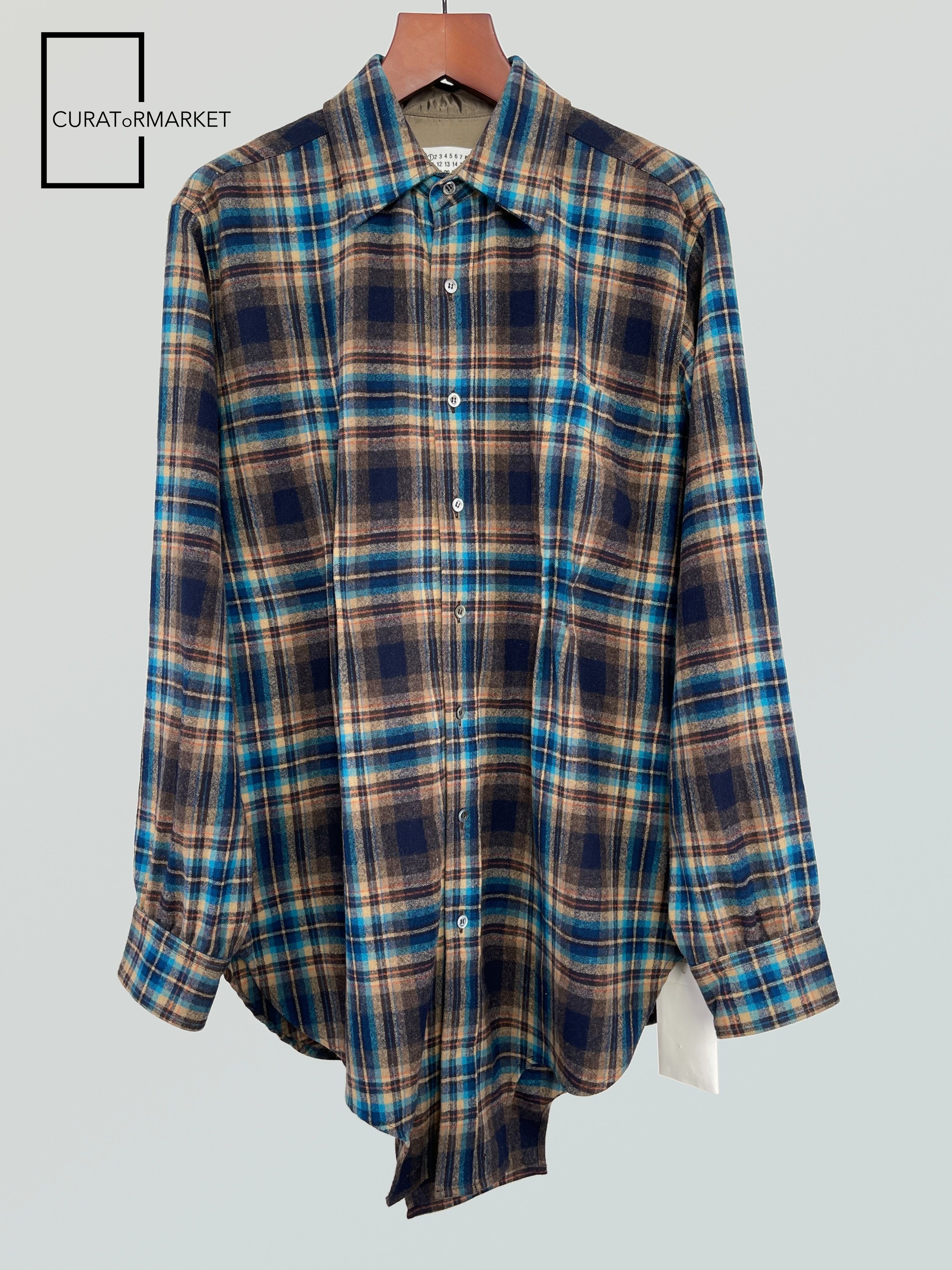 Maison Margiela EU50 RARE Pendleton Wool Flannel Plaid Snap Back Stitch SS24 Size US M / EU 48-50 / 2 - 2 Thumbnail