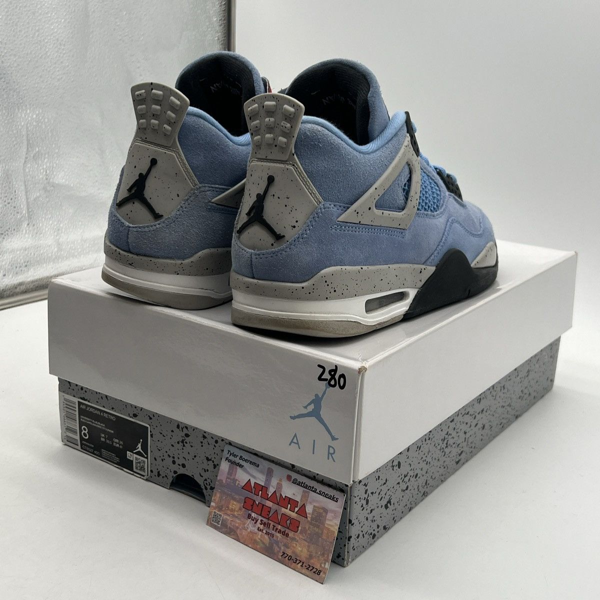 Jordan Brand Air Jordan 4 university blue Size US 8 / EU 41 - 5 Thumbnail