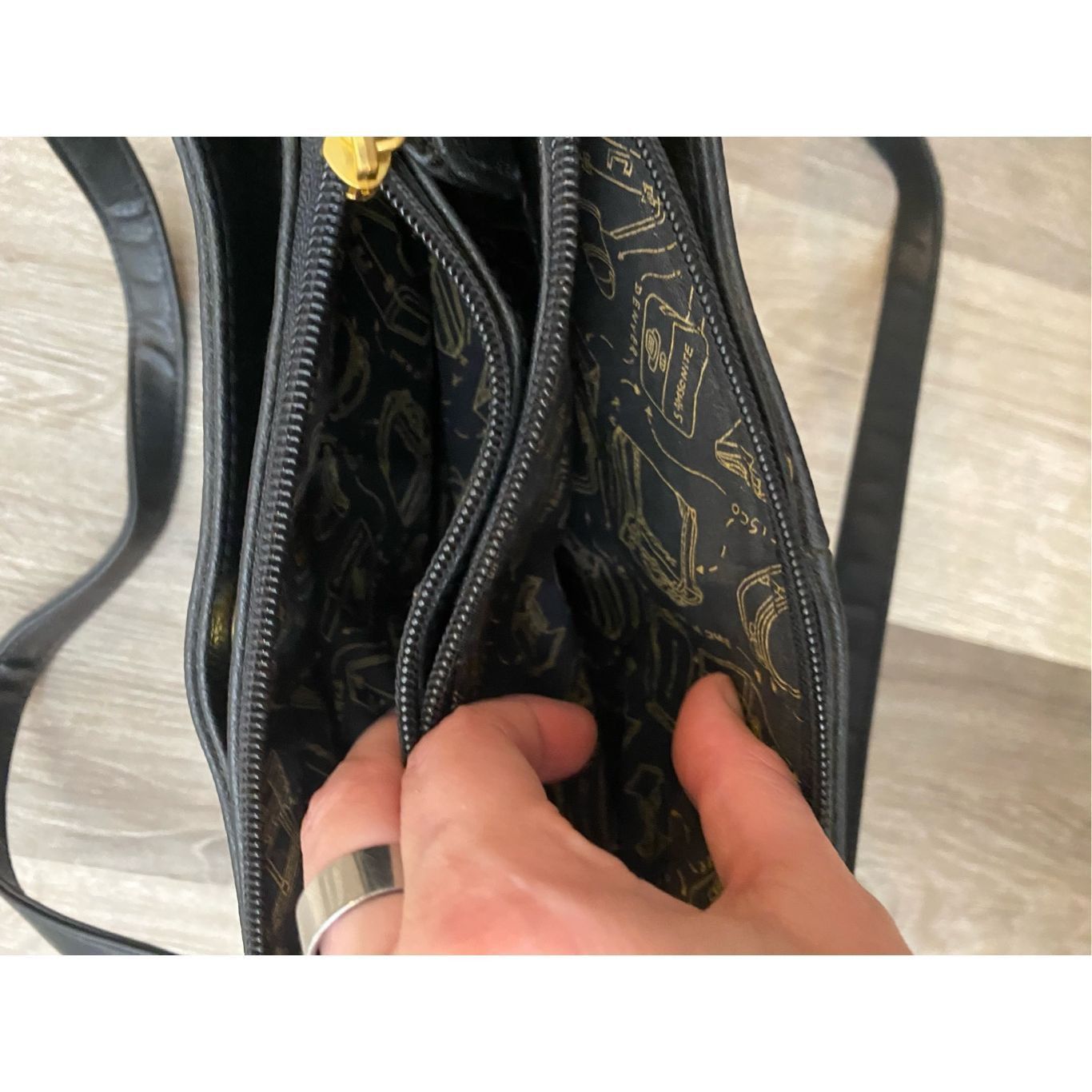 Samsonite Samsonite Double Strap Black Shoulder Bag Purse Size ONE SIZE - 11 Thumbnail