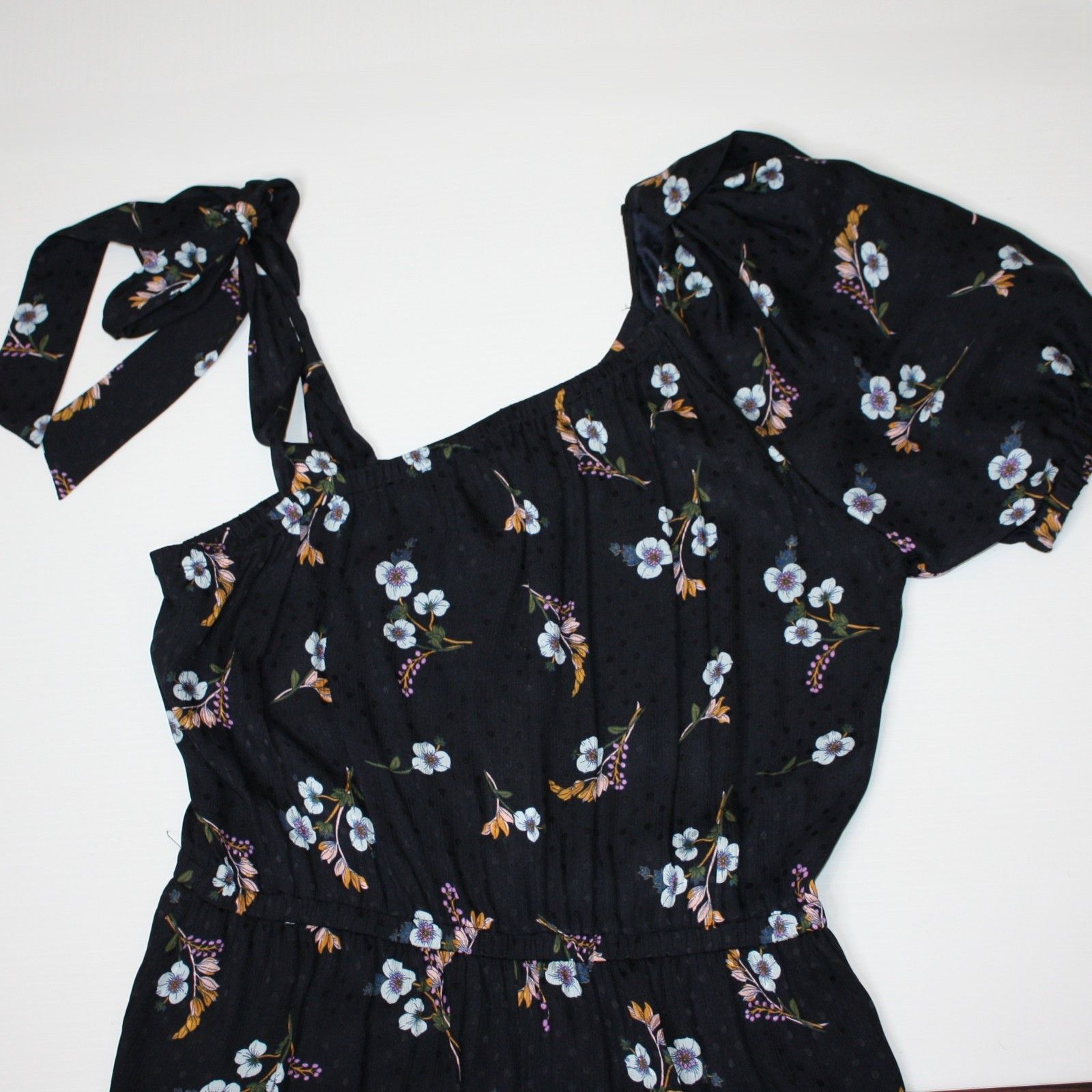 Rebecca Taylor One Shoulder Natalie Silk Jumpsuit in Navy NWT $495 Size 28" / US 6 / IT 42 - 7 Thumbnail