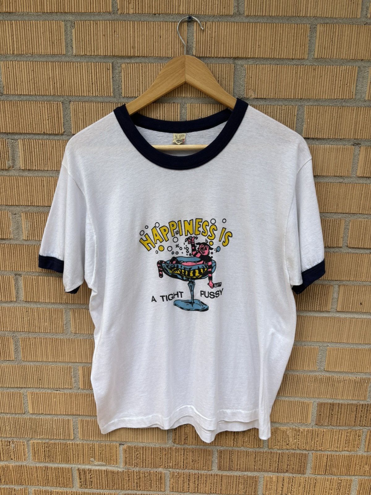 Vintage Happiness Is A Tight *Vintage Screen Stars* Size US L / EU 52-54 / 3 - 1 Thumbnail