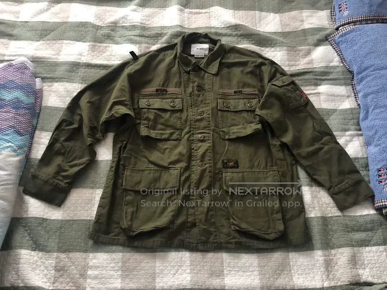 Wtaps Wtaps Military green four-pocket coat Size US M / EU 48-50 / 2 - 1 Thumbnail