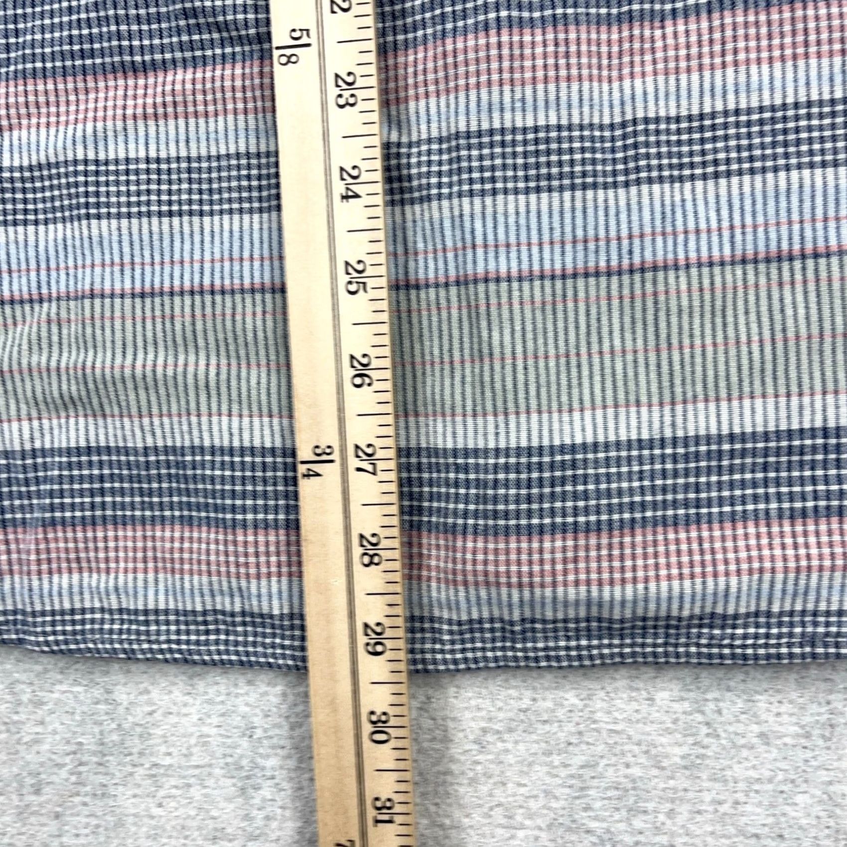 Carbon2Cobalt Carbon 2 Cobalt Shirt Men XL Blue Striped Button Up Camp Double Pocket Size US XL / EU 56 / 4 - 7 Thumbnail