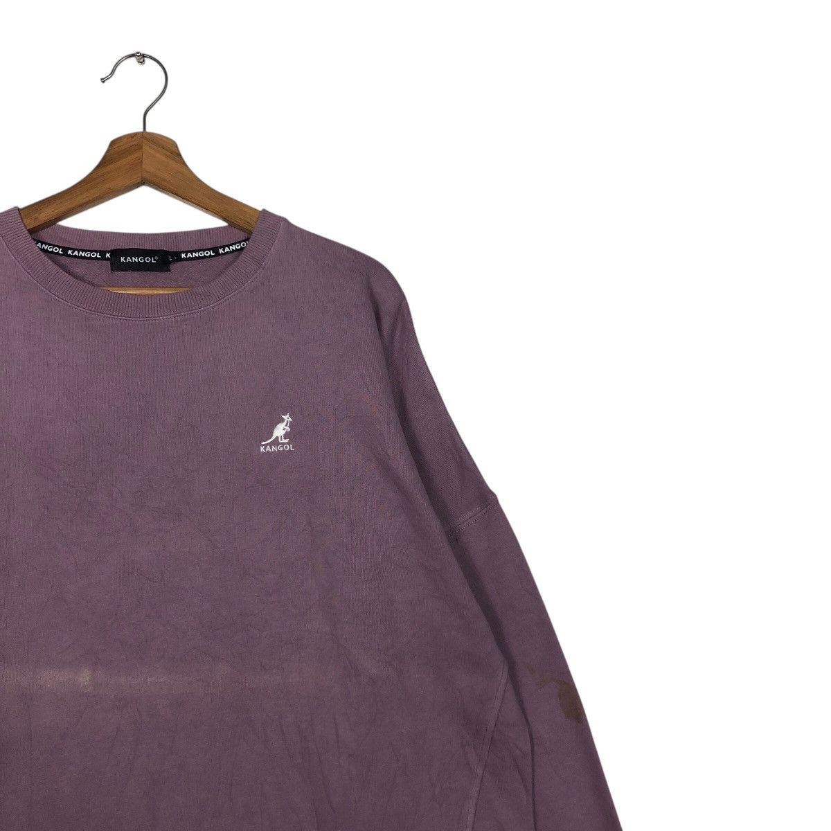 Japanese Brand 📌Vintage Sweatshirt Kangol Big Logo Spell Out Back Hit Size US L / EU 52-54 / 3 - 7 Thumbnail