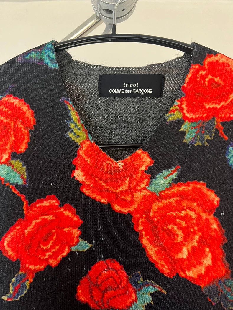 Comme des Garcons Comme Des Garcons Classic Floral Sweater Size S / US 4 / IT 40 - 3 Thumbnail
