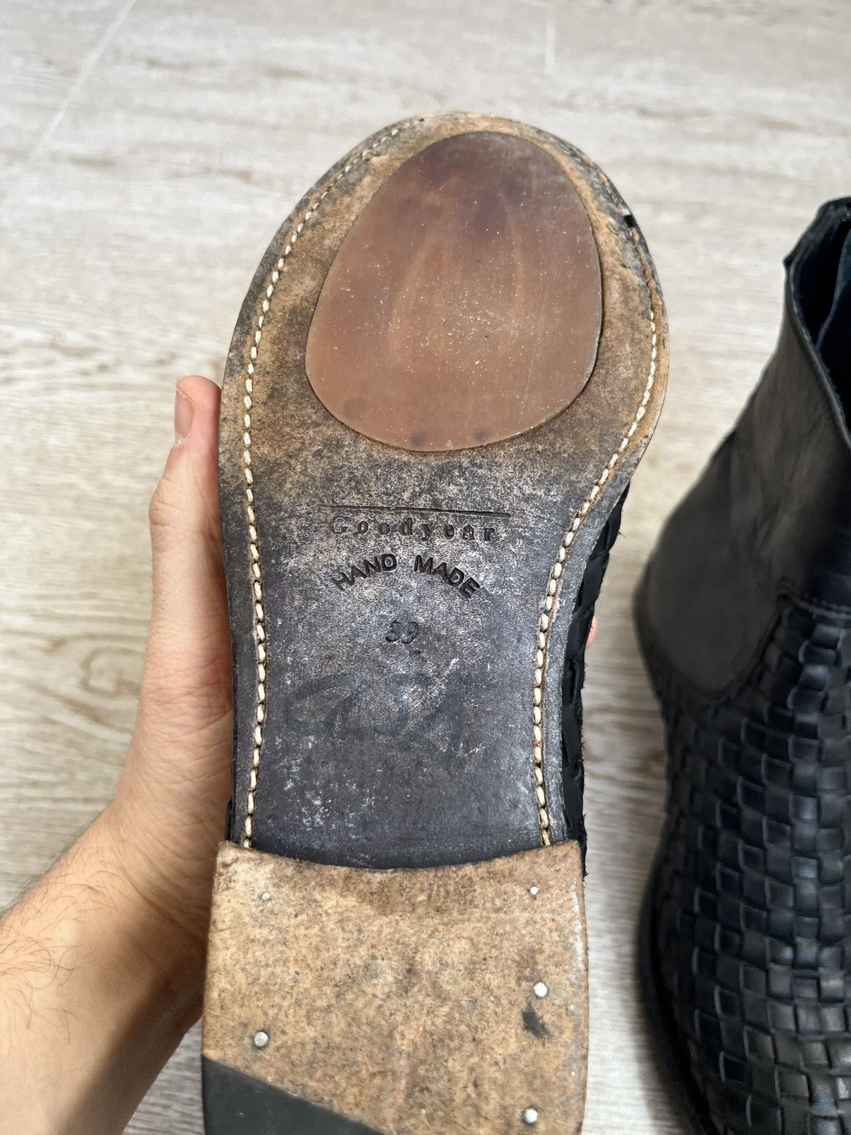 The Last Conspiracy The Last Conspiracy Bottega Veneta Style Leather Boots 90s Size US 6.5 / EU 39-40 - 8 Thumbnail
