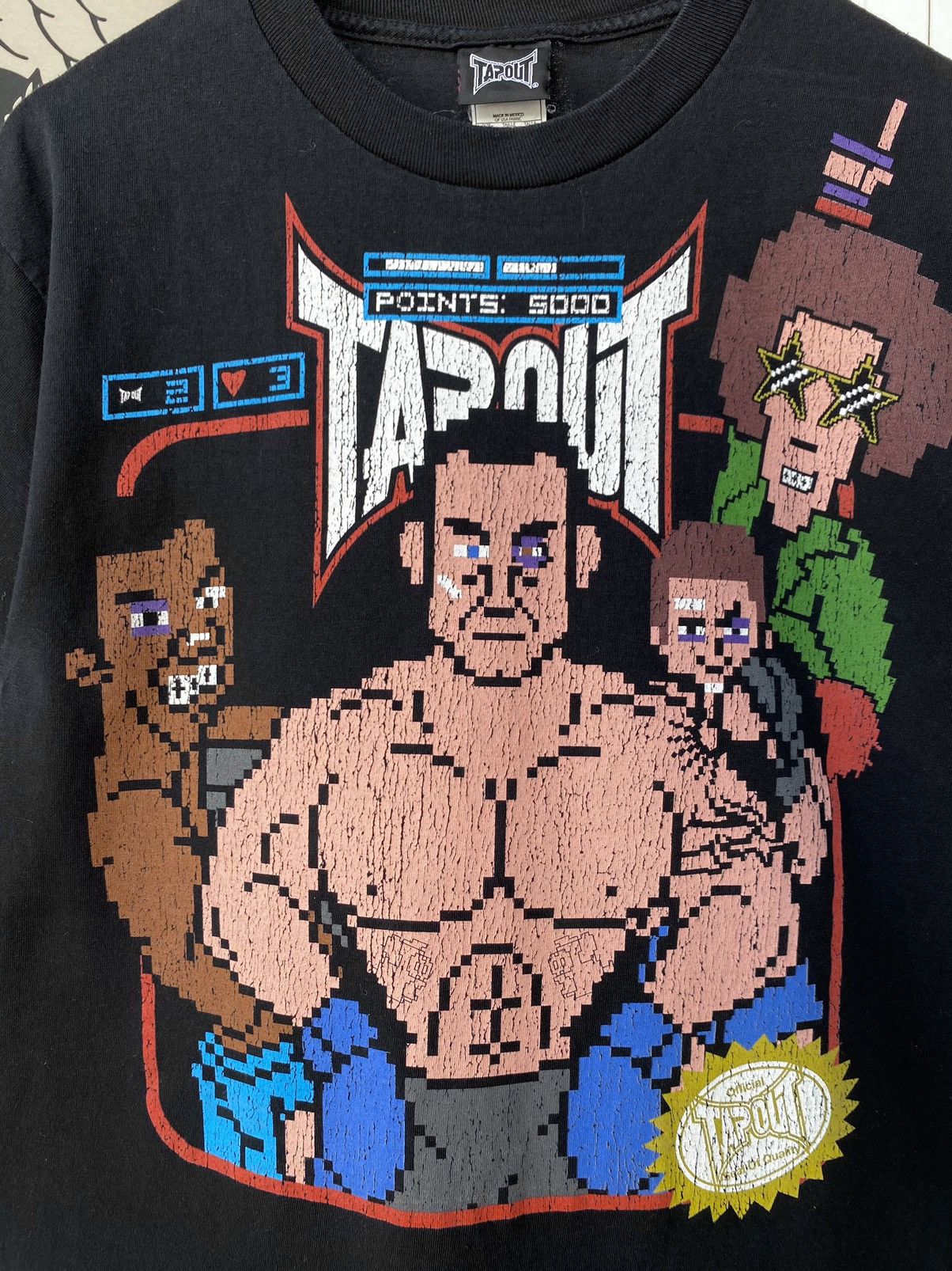 Nintendo × Vintage Vintage Tapout x Jens Pulver Signature Nintendo Tee Shirt Size US M / EU 48-50 / 2 - 5 Thumbnail