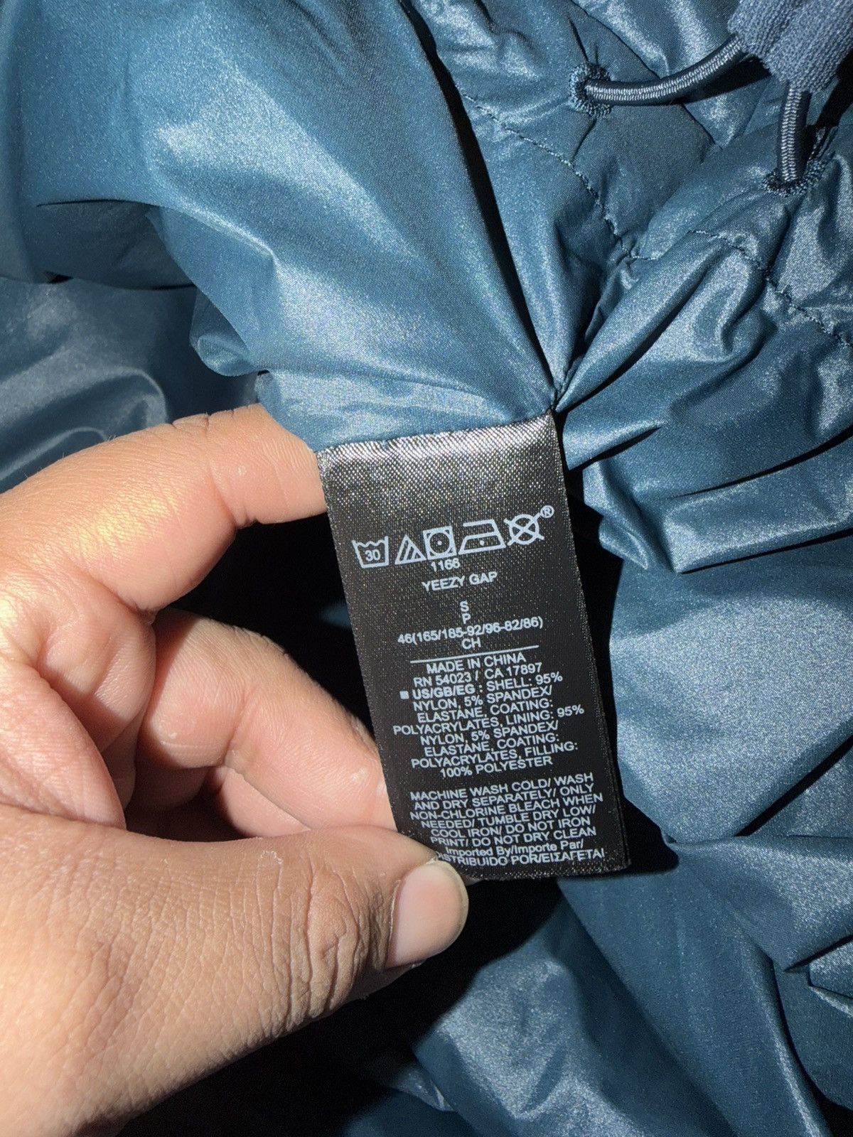 Balenciaga × Gap × Yeezy YEEZY GAP DARK BLUE MOCK NECK PULLOVER PUFFER IN SMALL -RARE Size US S / EU 44-46 / 1 - 7 Thumbnail