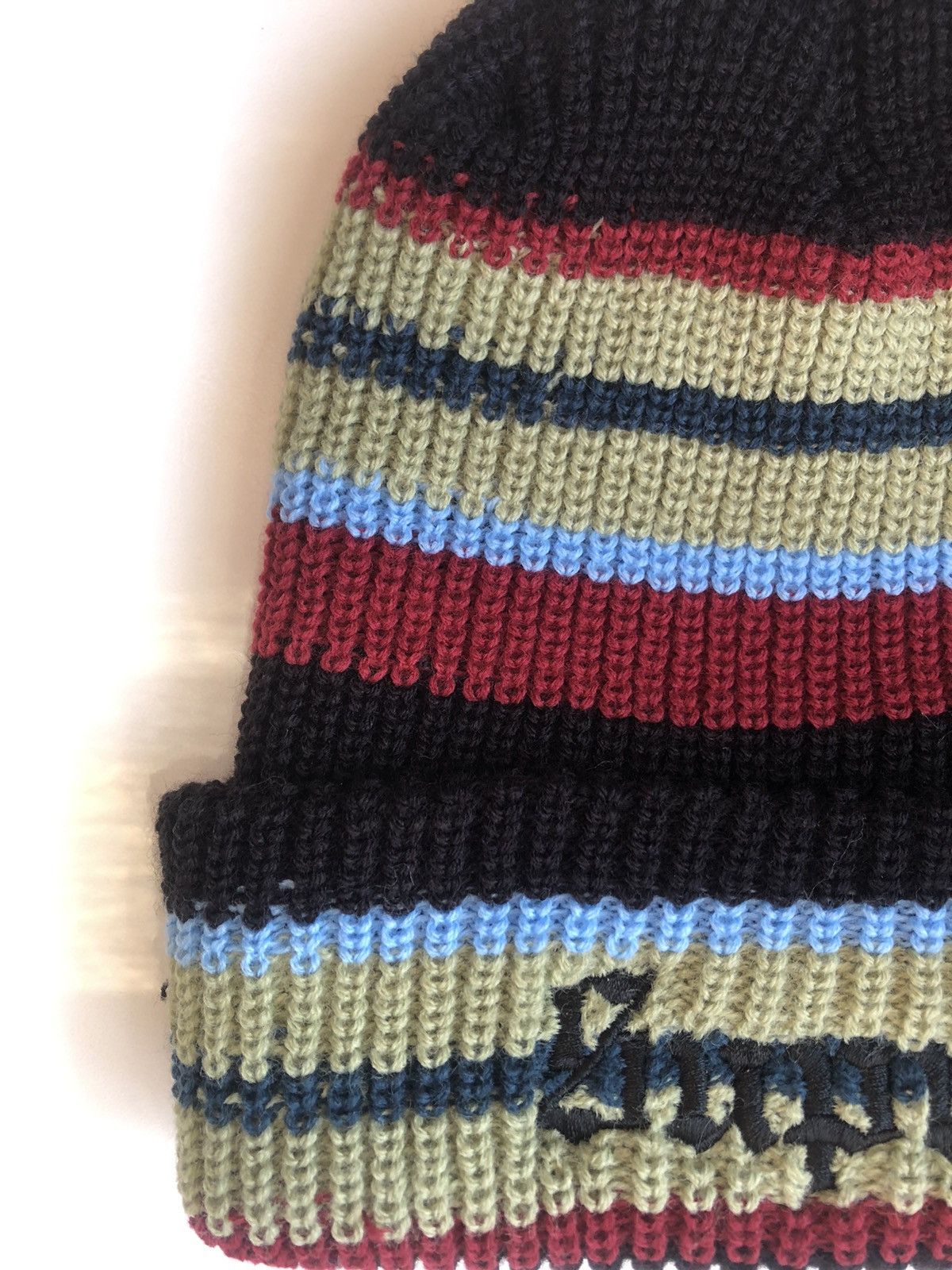 Supreme Supreme FW18 Bright Stripe Beanie BLACK Size ONE SIZE - 2 Thumbnail
