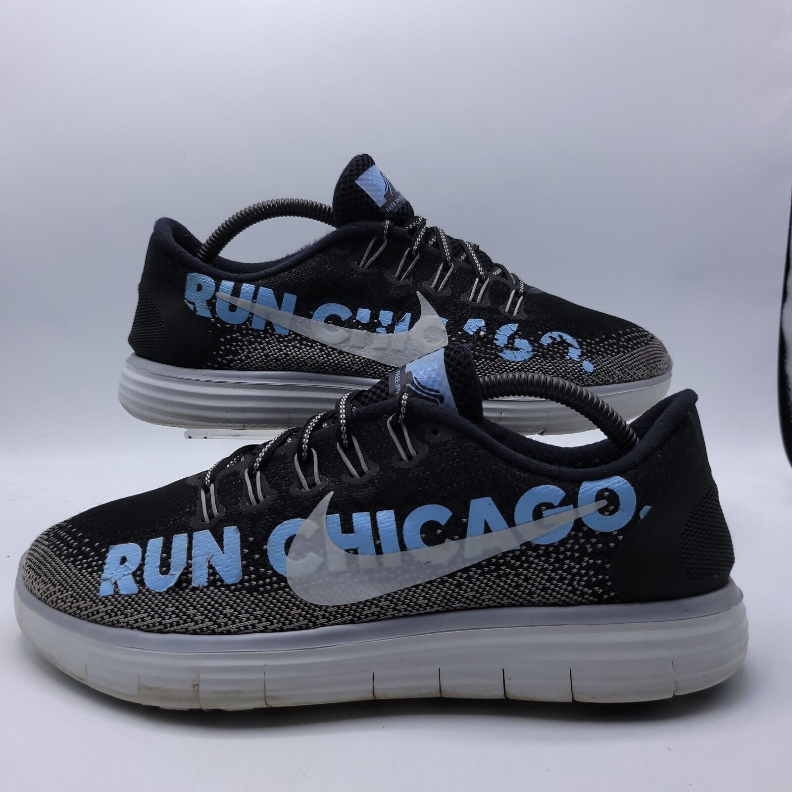 Nike Nike Free RN Distance Shoe Mens Size 9.5 849662-004 Black Size US 9.5 / EU 42-43 - 5 Thumbnail
