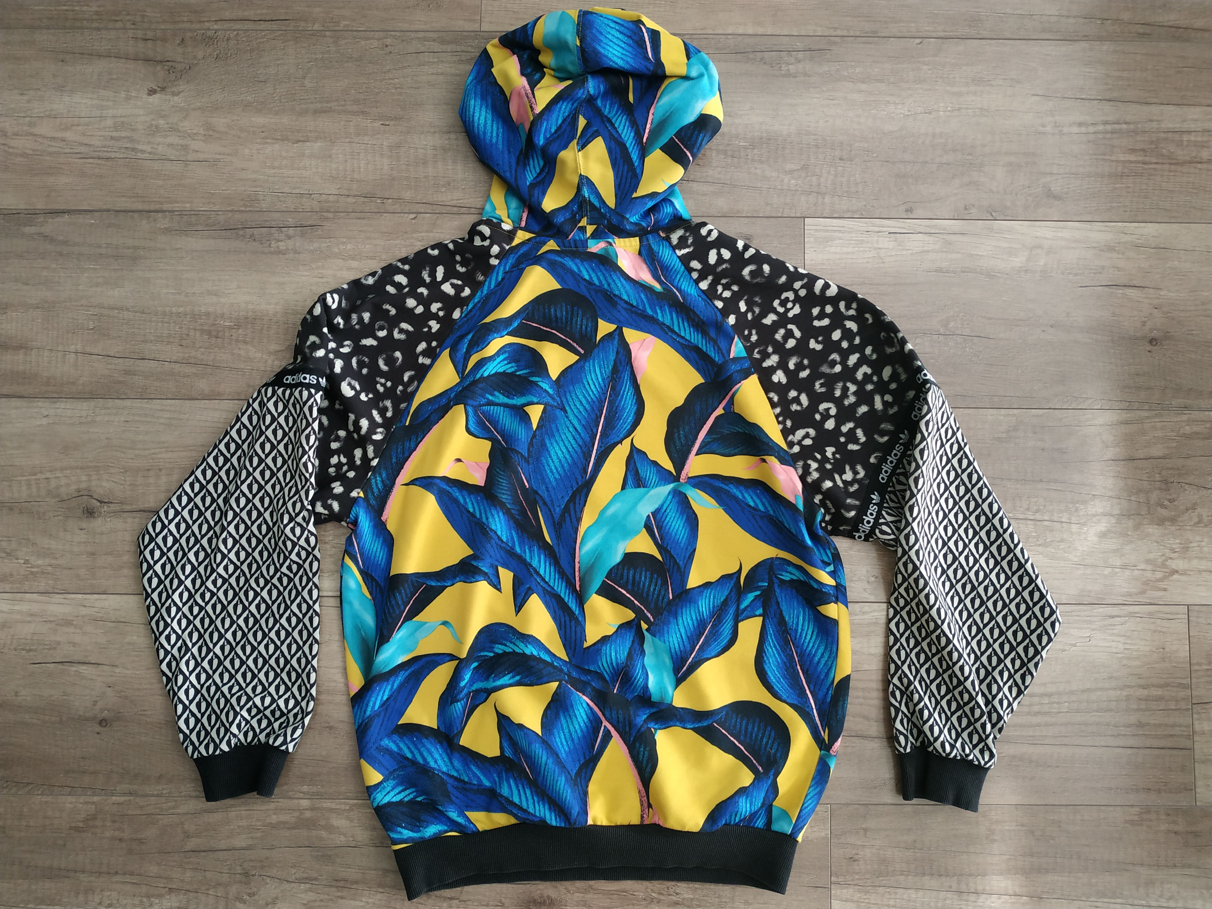 Adidas Adidas Originals Women's Hoodie Tropical Print, s. 34 (XS) Size XS / US 0-2 / IT 36-38 - 7 Thumbnail