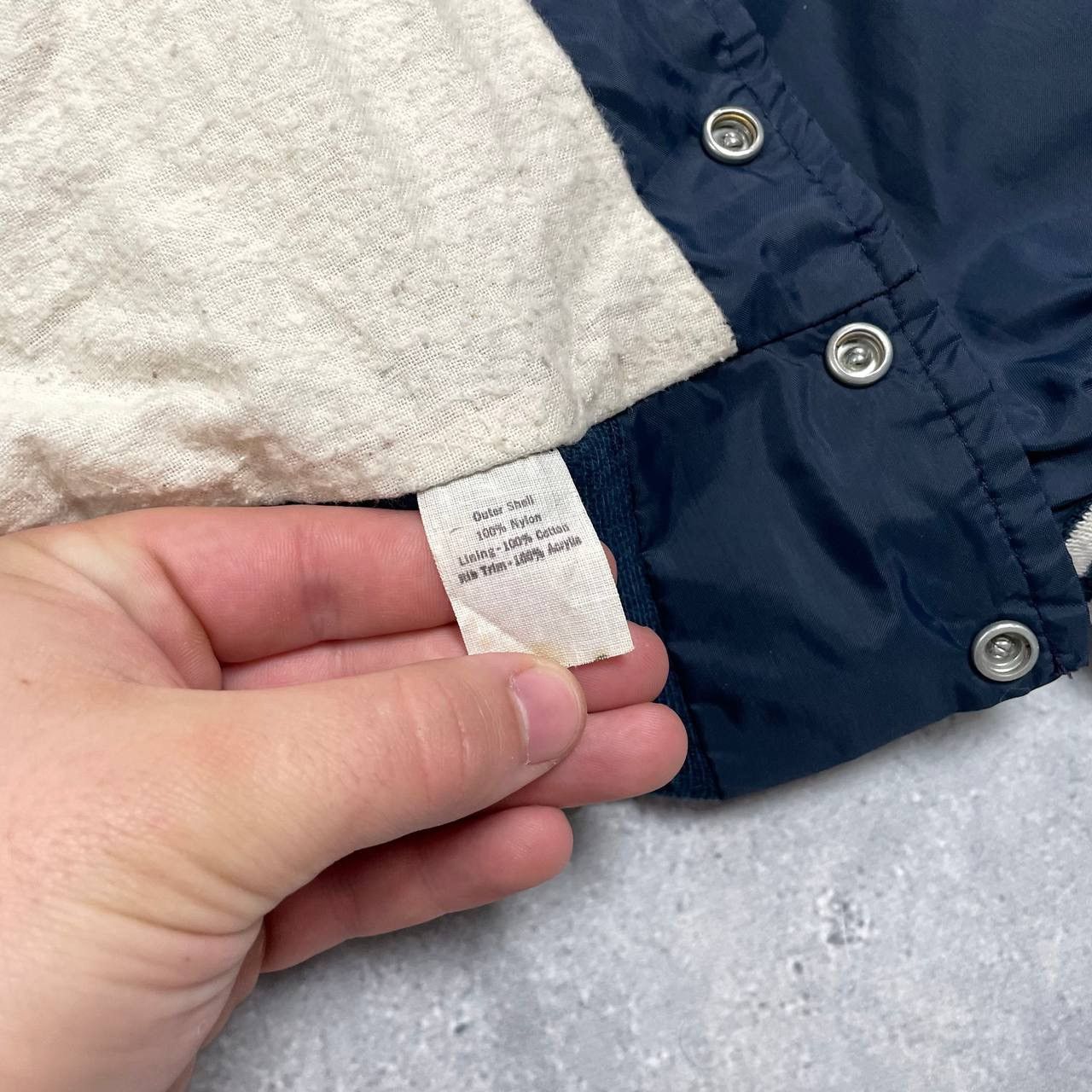 Champion Vintage 60s 70s Champion Running Man Bomber Jacket USA Blue Size US S / EU 44-46 / 1 - 6 Thumbnail