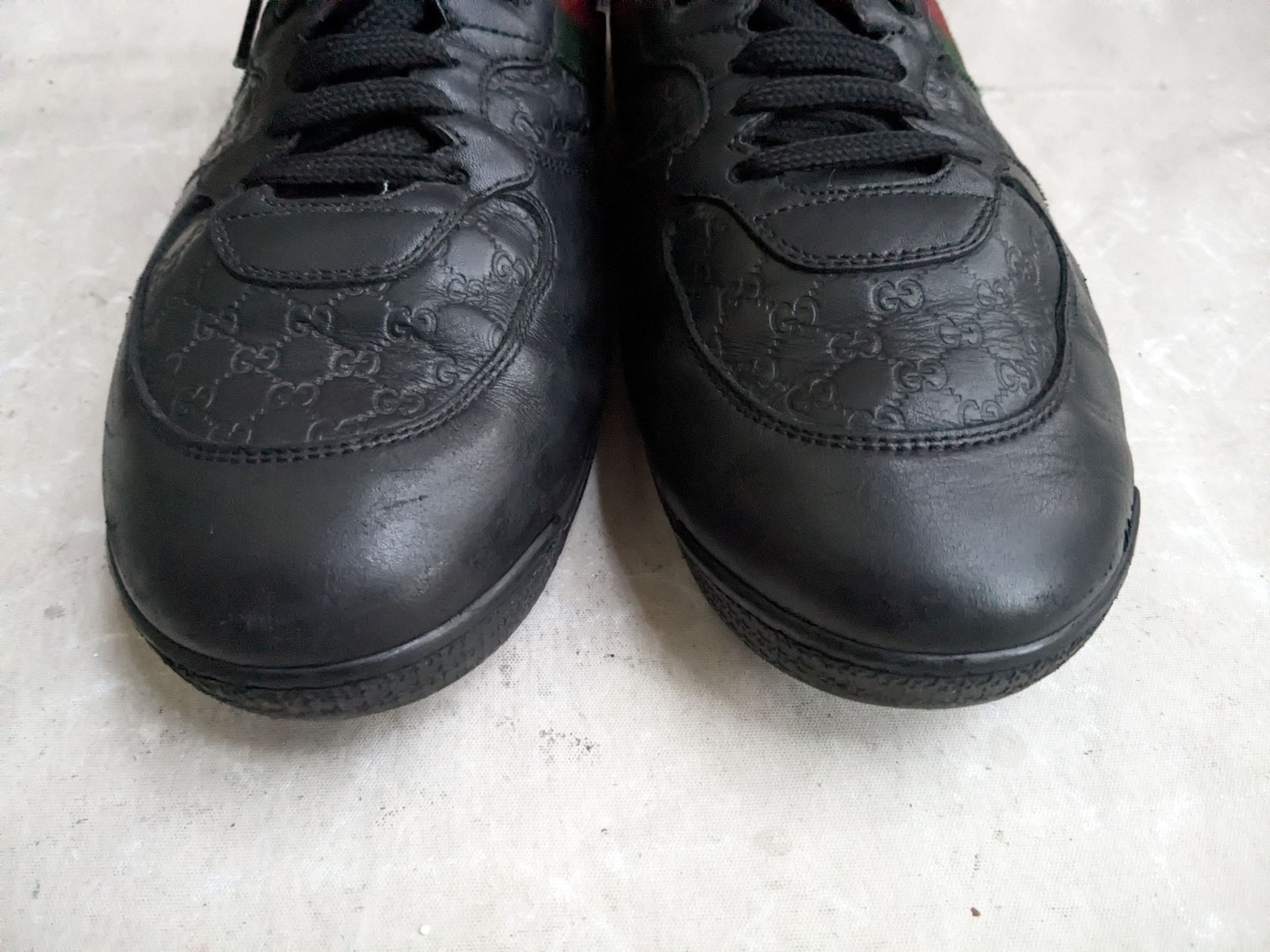 Gucci Gucci Monogram Sneakers Black 11 Low Tops Logo GG Size US 11 / EU 44 - 4 Thumbnail