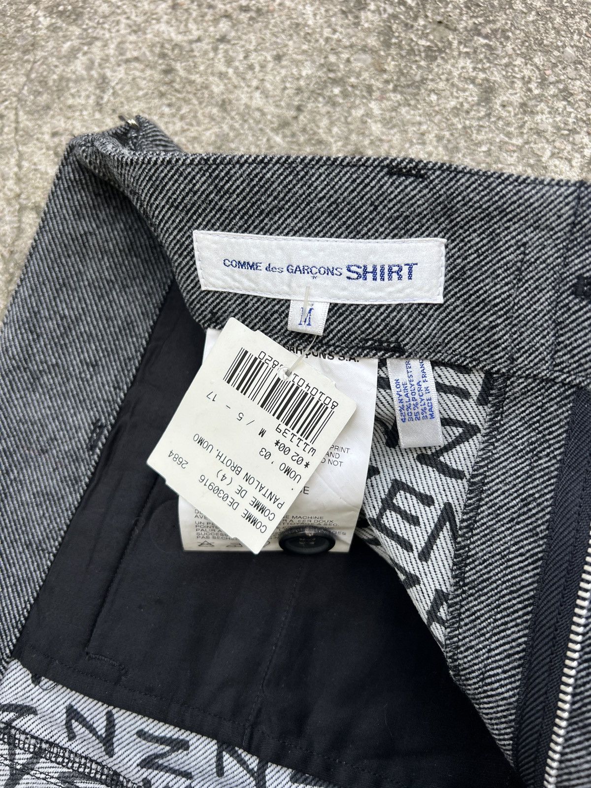 Comme des Garcons SHIRT 2003 Comme des Garçons Shirt pants Size US 31 - 9 Thumbnail