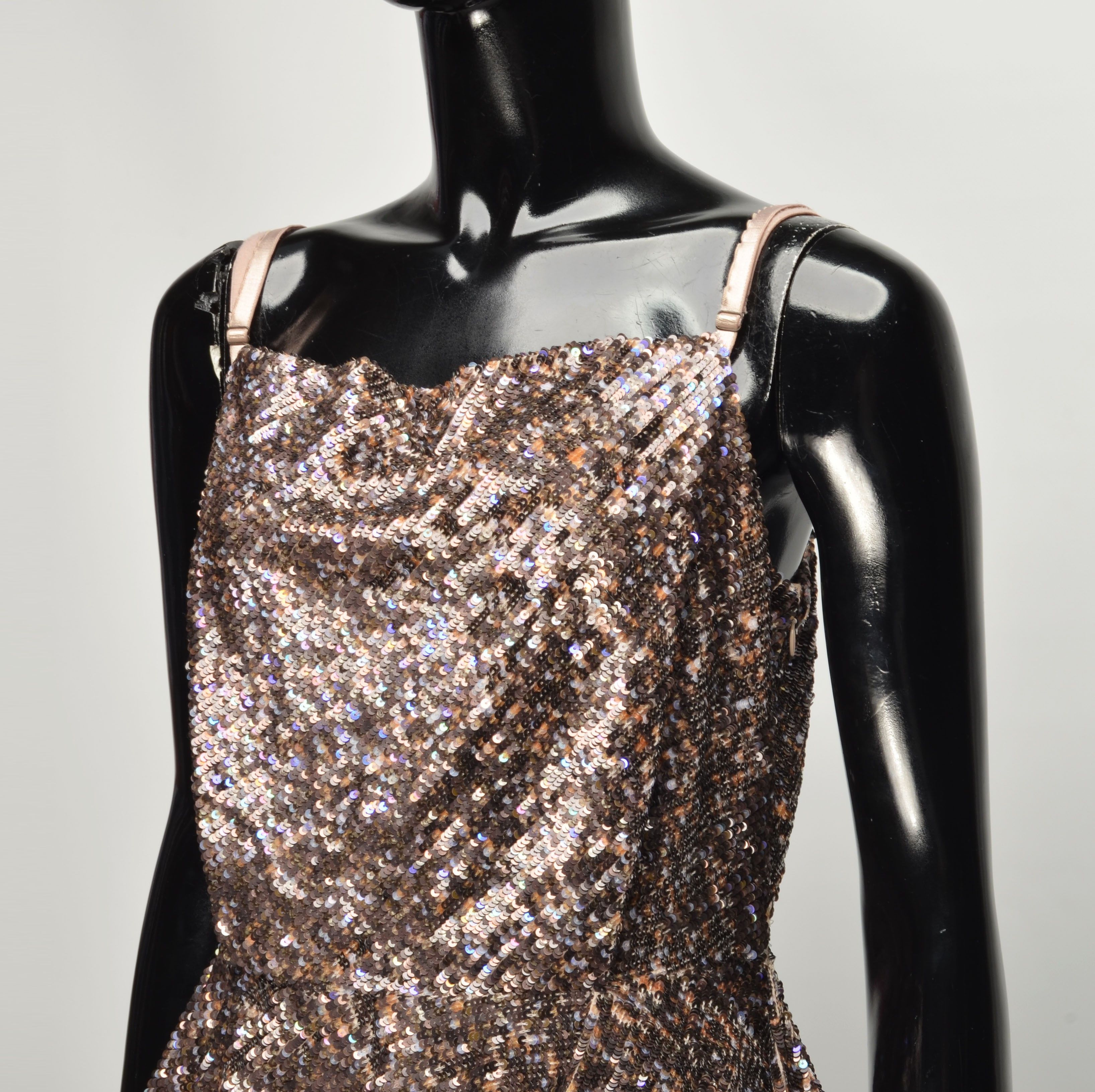 Allsaints AllSaints Hand Embellished Sparkle Sequin Cocktail Dress Size M / US 6-8 / IT 42-44 - 2 Thumbnail