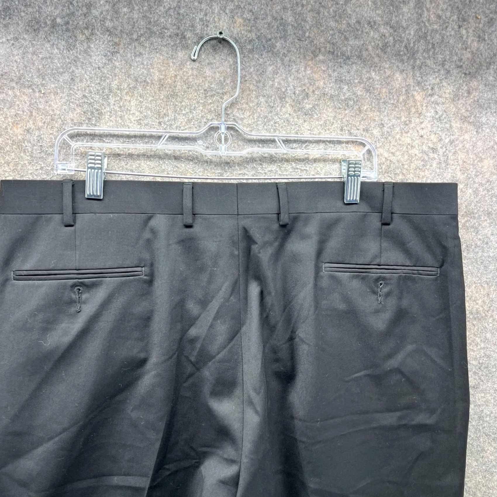 Ralph Lauren VINTAGE Lauren Ralph Lauren Dress Pants Men 38x32 Black Slacks Pleated Preppy Trouser Dress Pants Pants Men 38x32 Black Preppy Vintage Mens Size US 38 / EU 54 - 5 Thumbnail