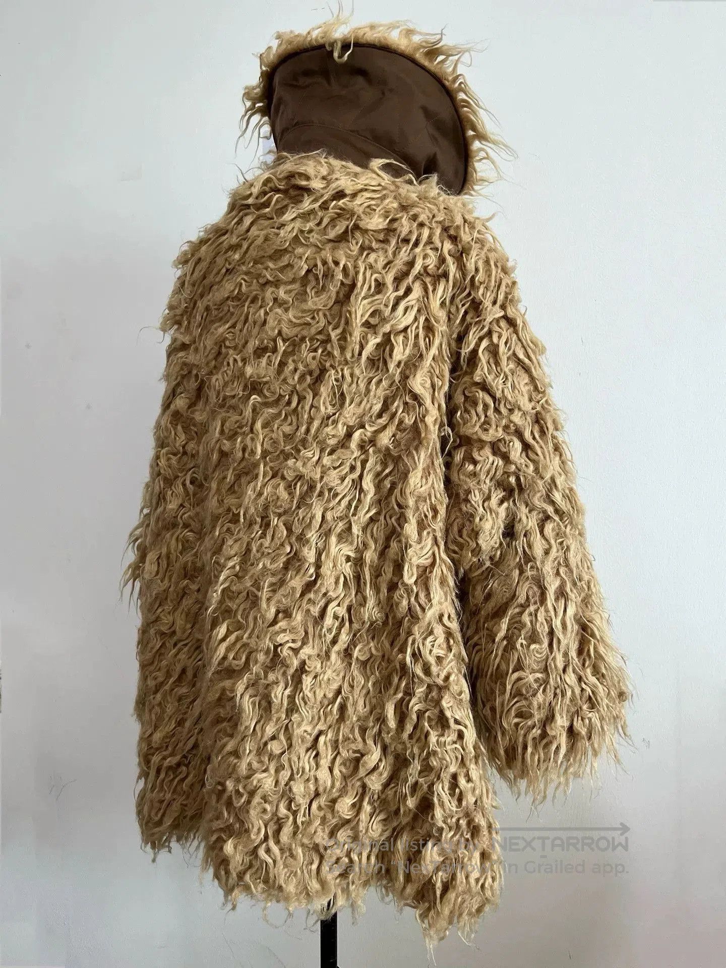 Junya Watanabe Junya Watanabe Beige Faux Fur Coat. Size XS / US 0-2 / IT 36-38 - 3 Thumbnail