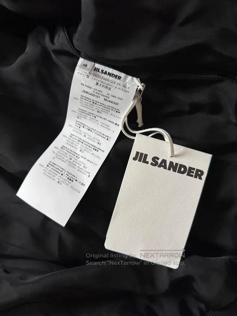 Jil Sander Jil Sander size 48 Zip bomber jacket Size US L / EU 52-54 / 3 - 5 Thumbnail