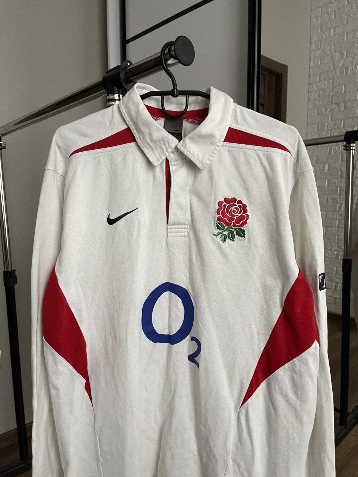 Nike Nike England Rugby Vintage Sweatshirt Pullover 90s Size US XL / EU 56 / 4 - 5 Thumbnail