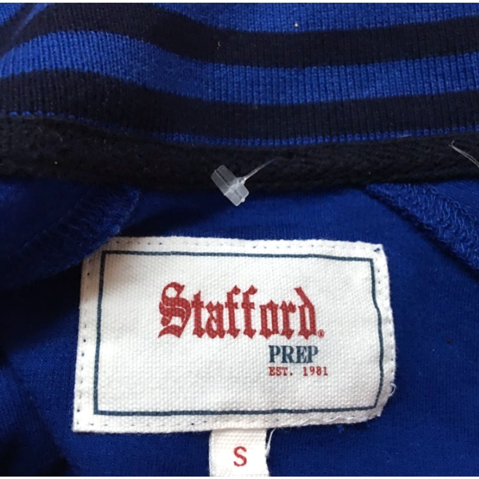 Stafford VINTAGE Stafford Sweatshirt Pullover 1/4 Zip Mock Neck Long Sleeve Solid Blue Size S Mens Size US S / EU 44-46 / 1 - 5 Thumbnail