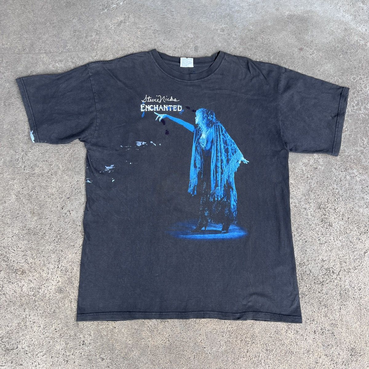Band Tees Vintage 90s Stevie Nicks Enchanted Tour Promo Tee XL Faded Size US XL / EU 56 / 4 - 5 Thumbnail