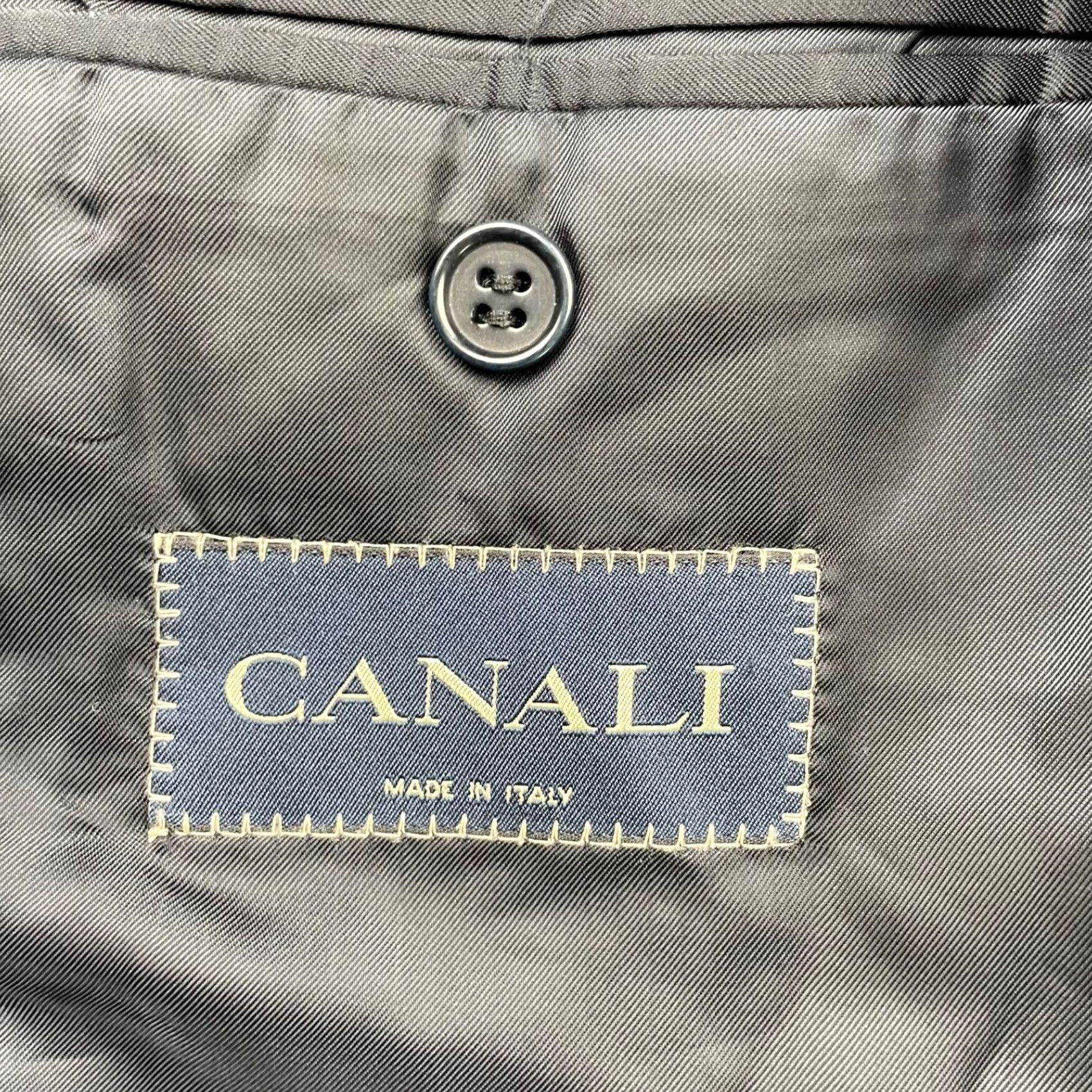 Canali Canali Men's Blazer Blue 3-Button Knit Wool 100% Italy 38R US 48 EU Size 38R - 5 Thumbnail