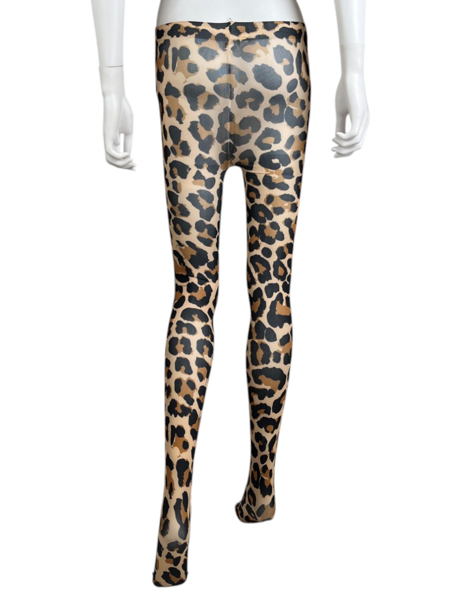 Junya Watanabe F/W 2020 Leopard Print Leggins Size 26" / US 2 / IT 38 - 4 Thumbnail